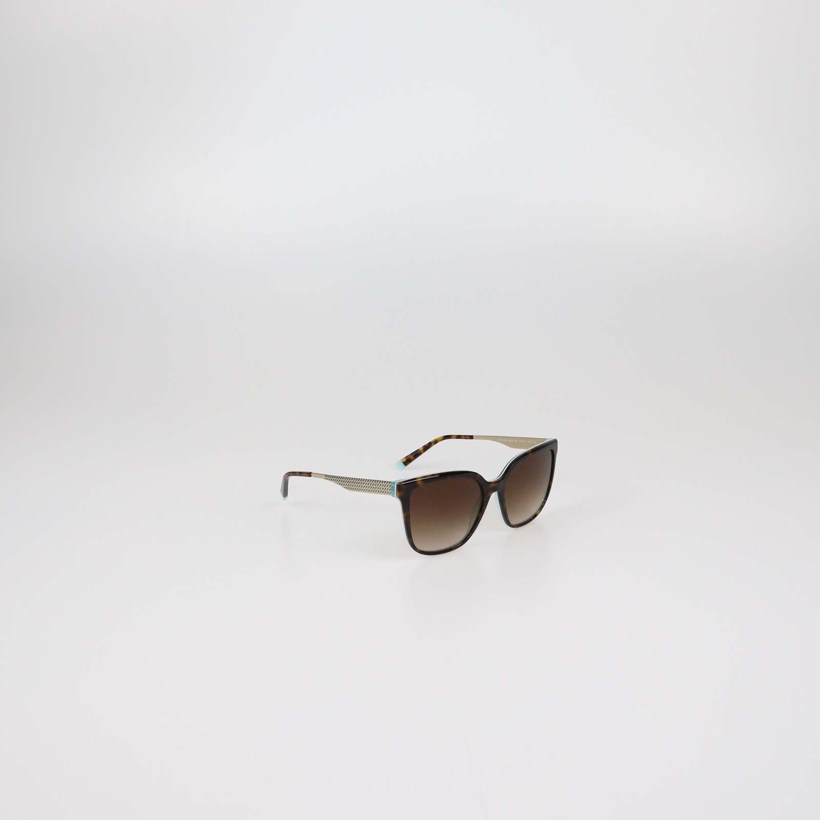 Tiffany & Co. Brown Havana Gradient Square Sunglasses