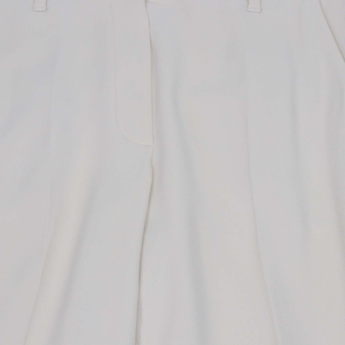 Brunello Cucinelli Ivory Acetate Silk Blend Straight Cut Pants