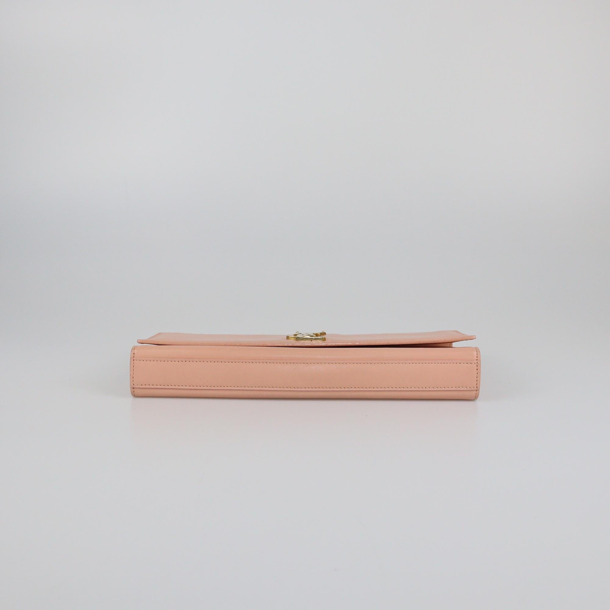 Saint Laurent Peach Kate Clutch Womens Saint Laurent 