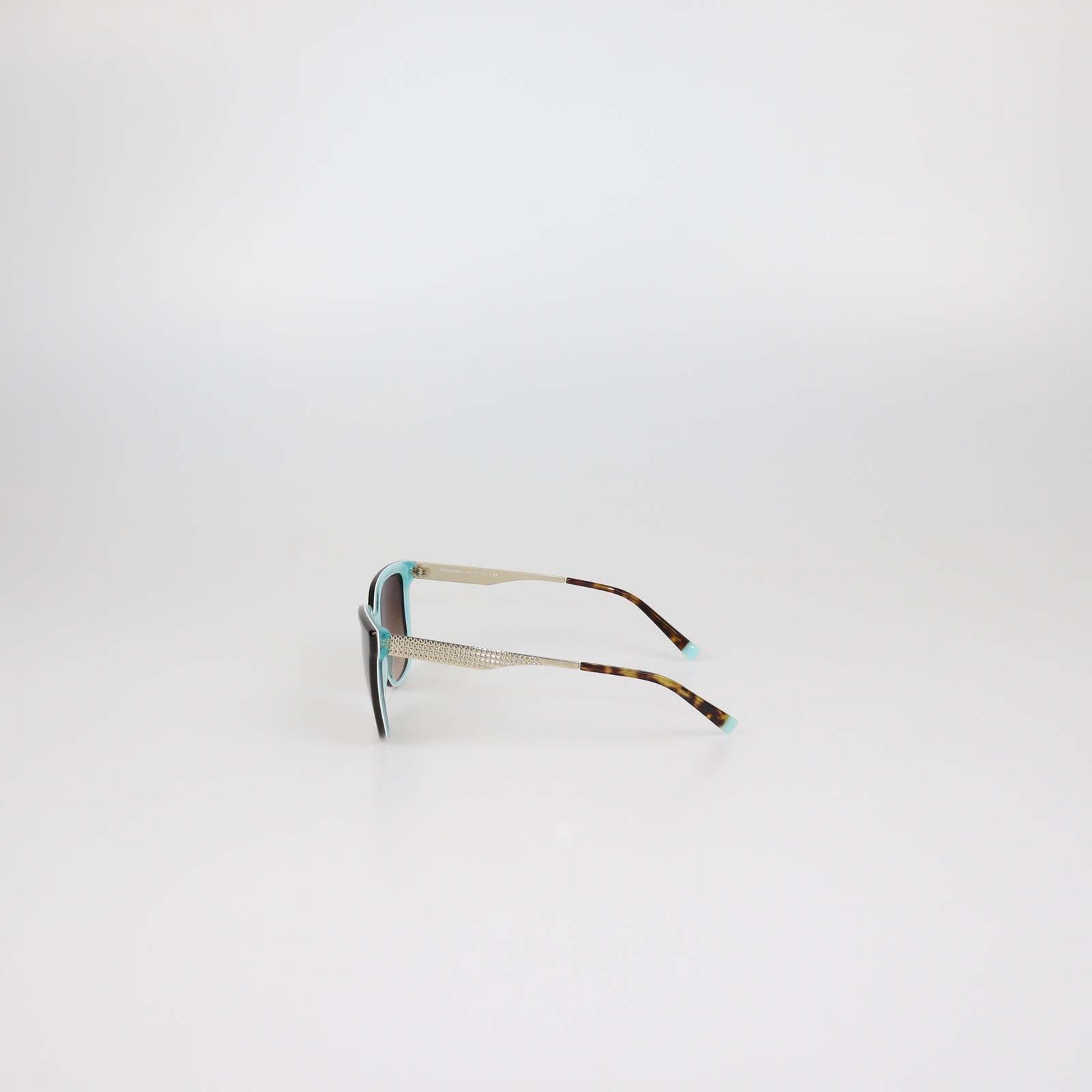 Tiffany & Co. Brown Havana Gradient Square Sunglasses