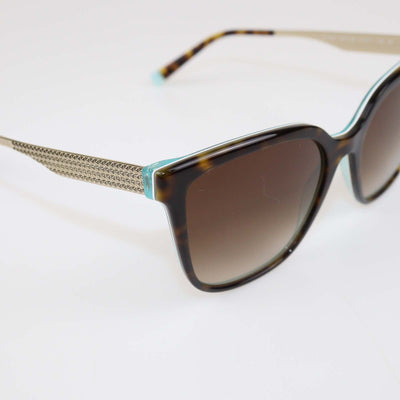Tiffany & Co. Brown Havana Gradient Square Sunglasses