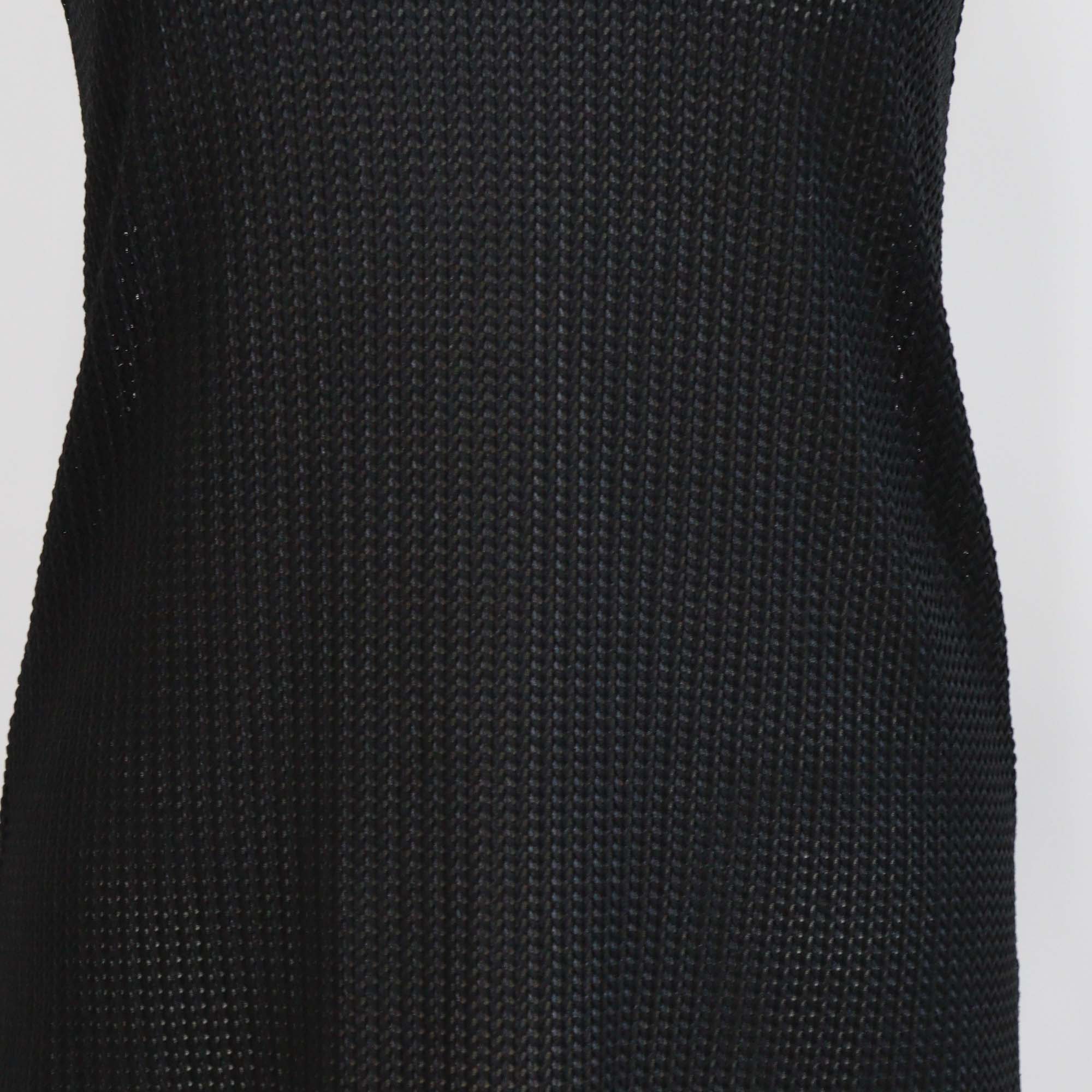 Givenchy Black Woven Triacetate Party Tank Top