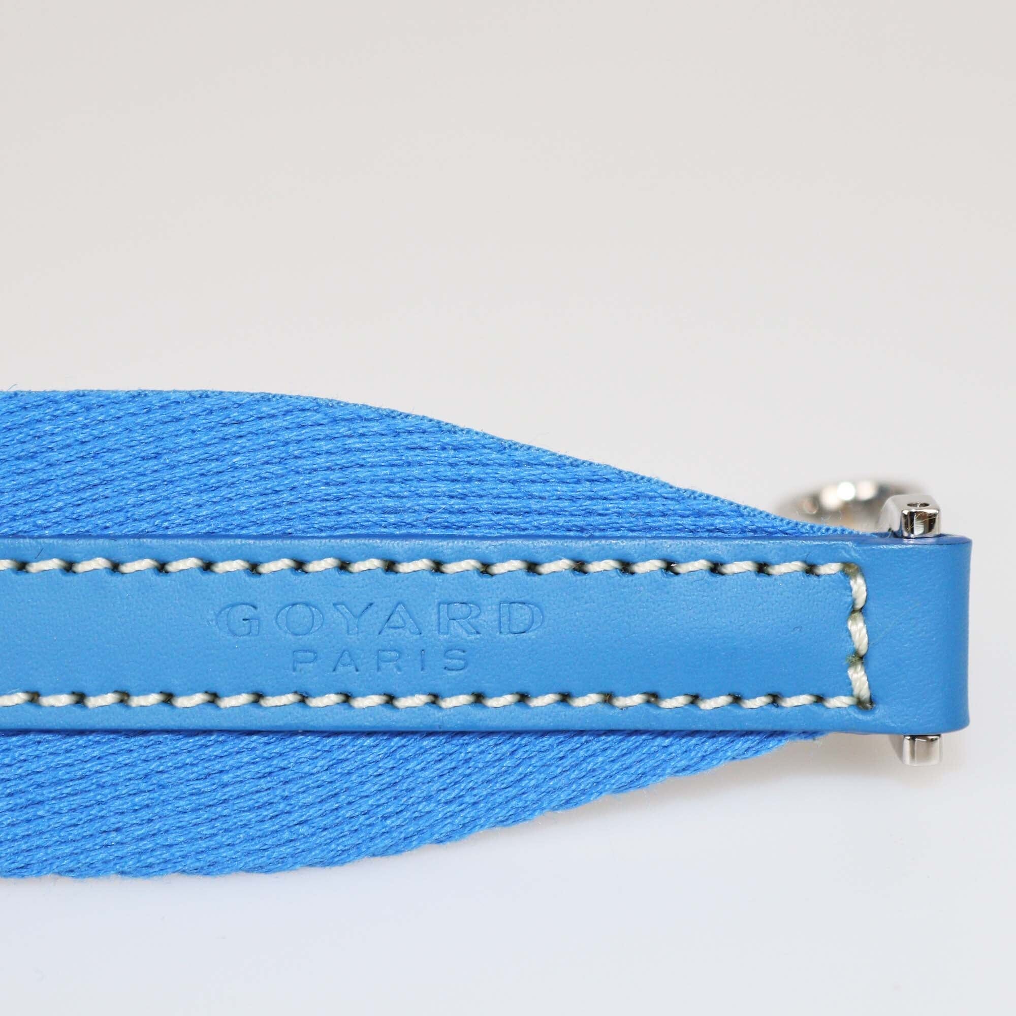 Goyard Blue Sangle Bag Strap PM Womens Goyard 