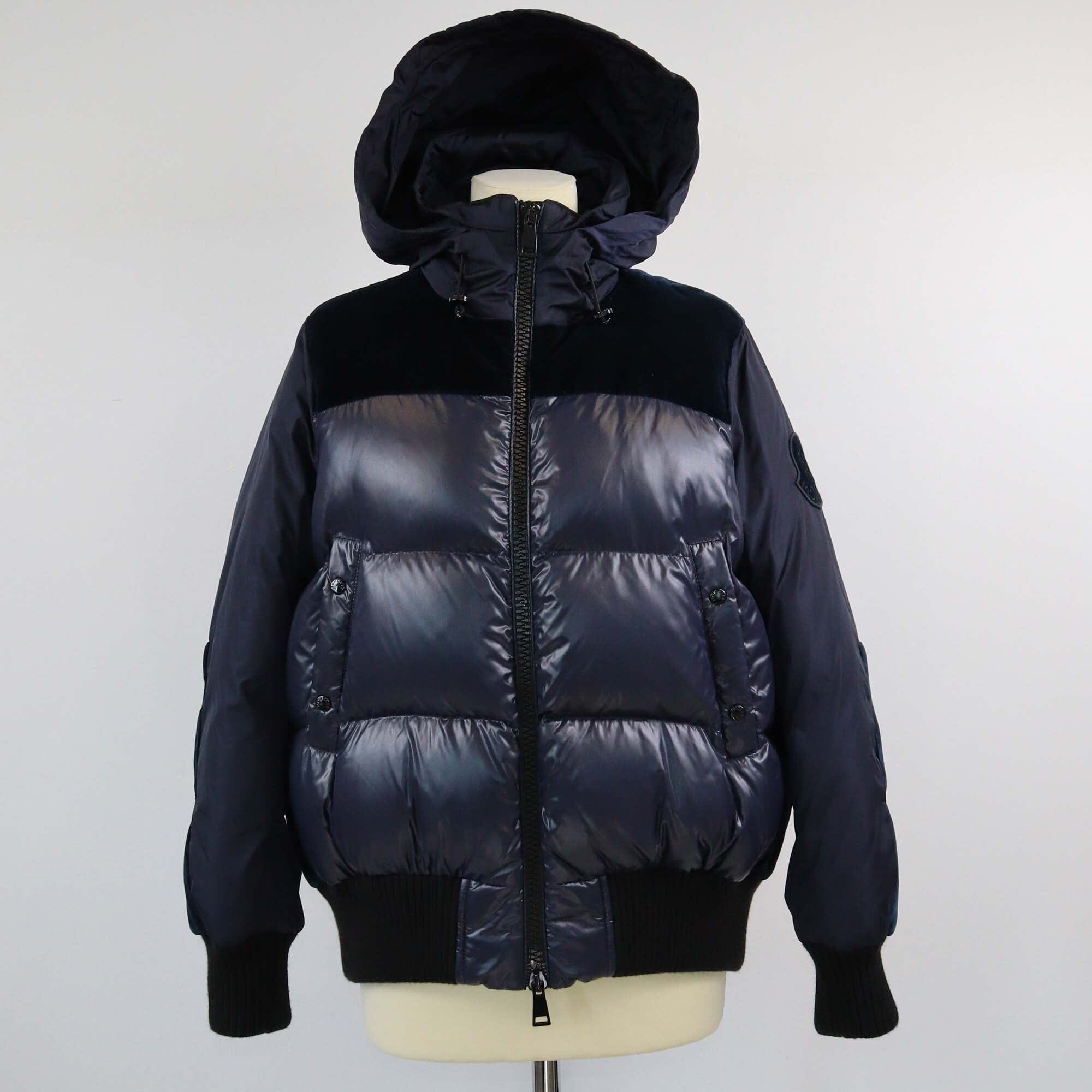 Moncler Navy Blue Puffer Jacket Womens Moncler 