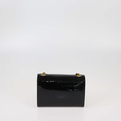 Saint Laurent Black Patent Leather Small Kate Tassel Crossbody Bag Womens Saint Laurent 