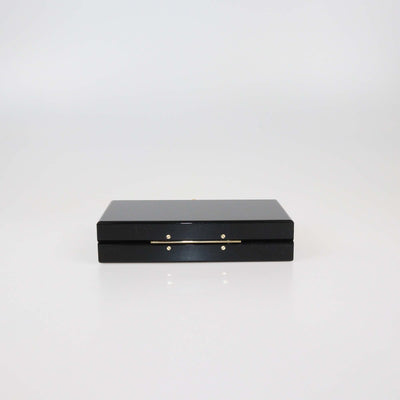 Charlotte Olympia Black Leopard Head Acrylic Clutch Womens Charlotte Olympia 