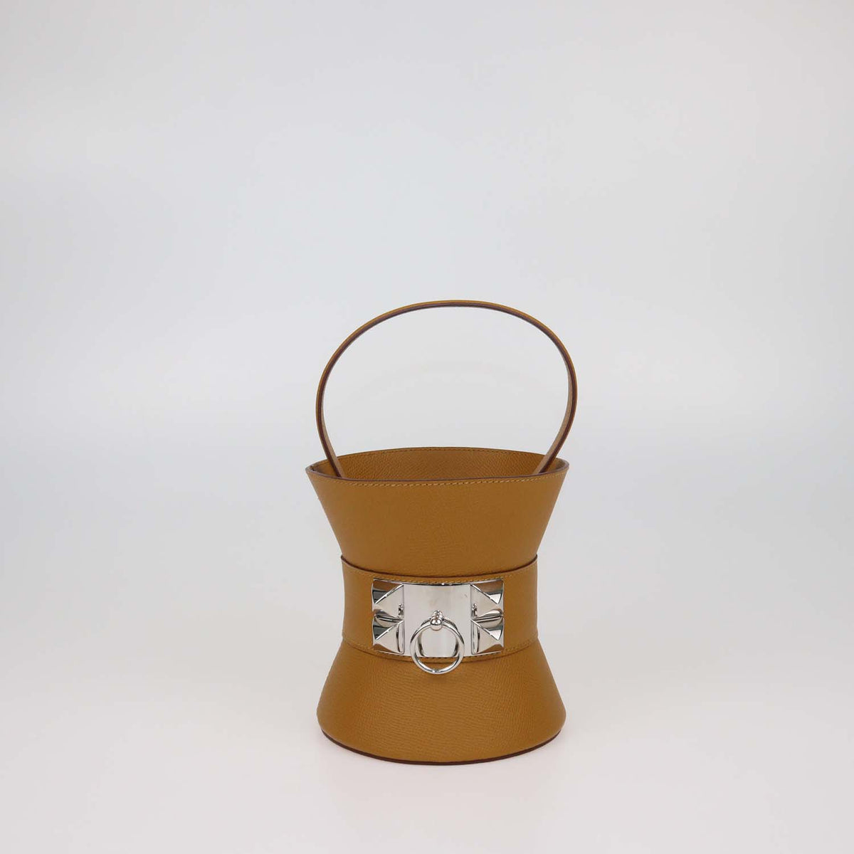 Hermes Sesame Epsom Leather Mini Medor Bag