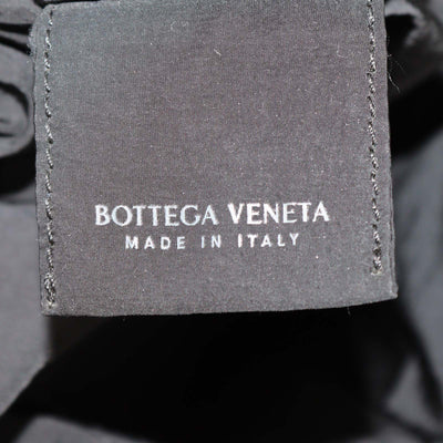 Bottega Veneta Black Intrecciato Print Nylon Oversized Hobo w/Belt Bag