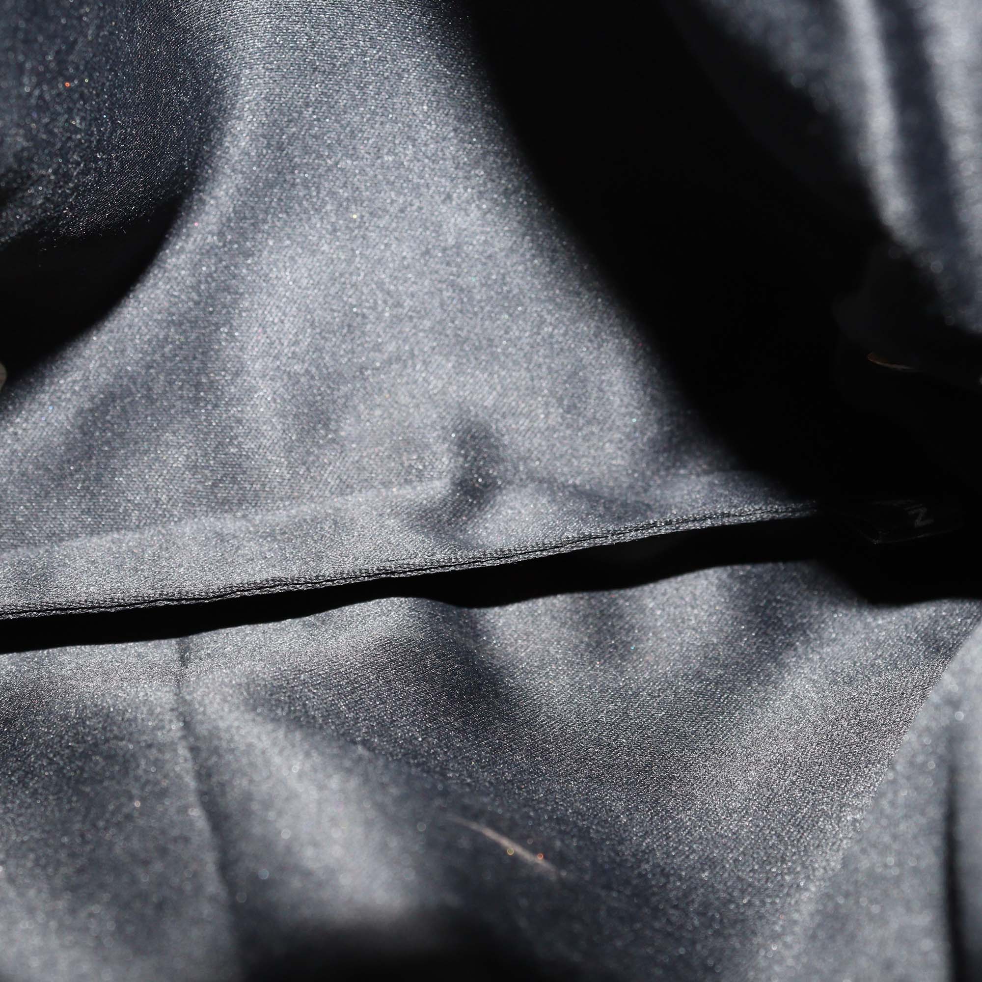 Chanel Metallic Sequins and Fabric Mini Trompe Le'oeil Tote