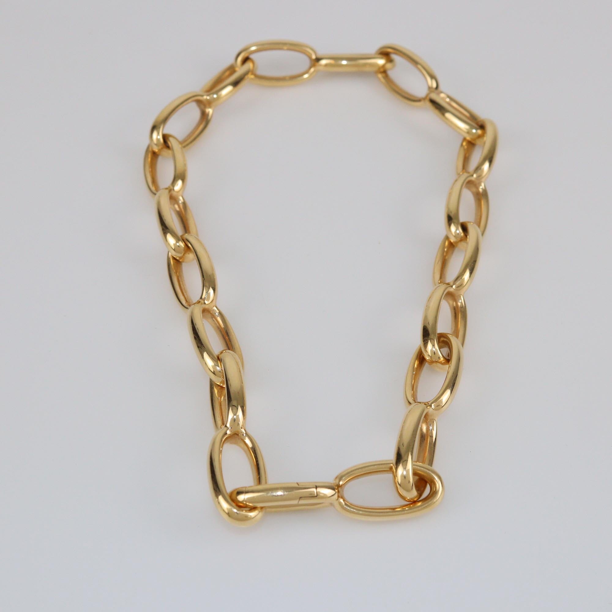 Vhernier Ottovolante 18k Yellow Gold 1 Diamond Ottovolante Chain Necklace Womens Vhernier 