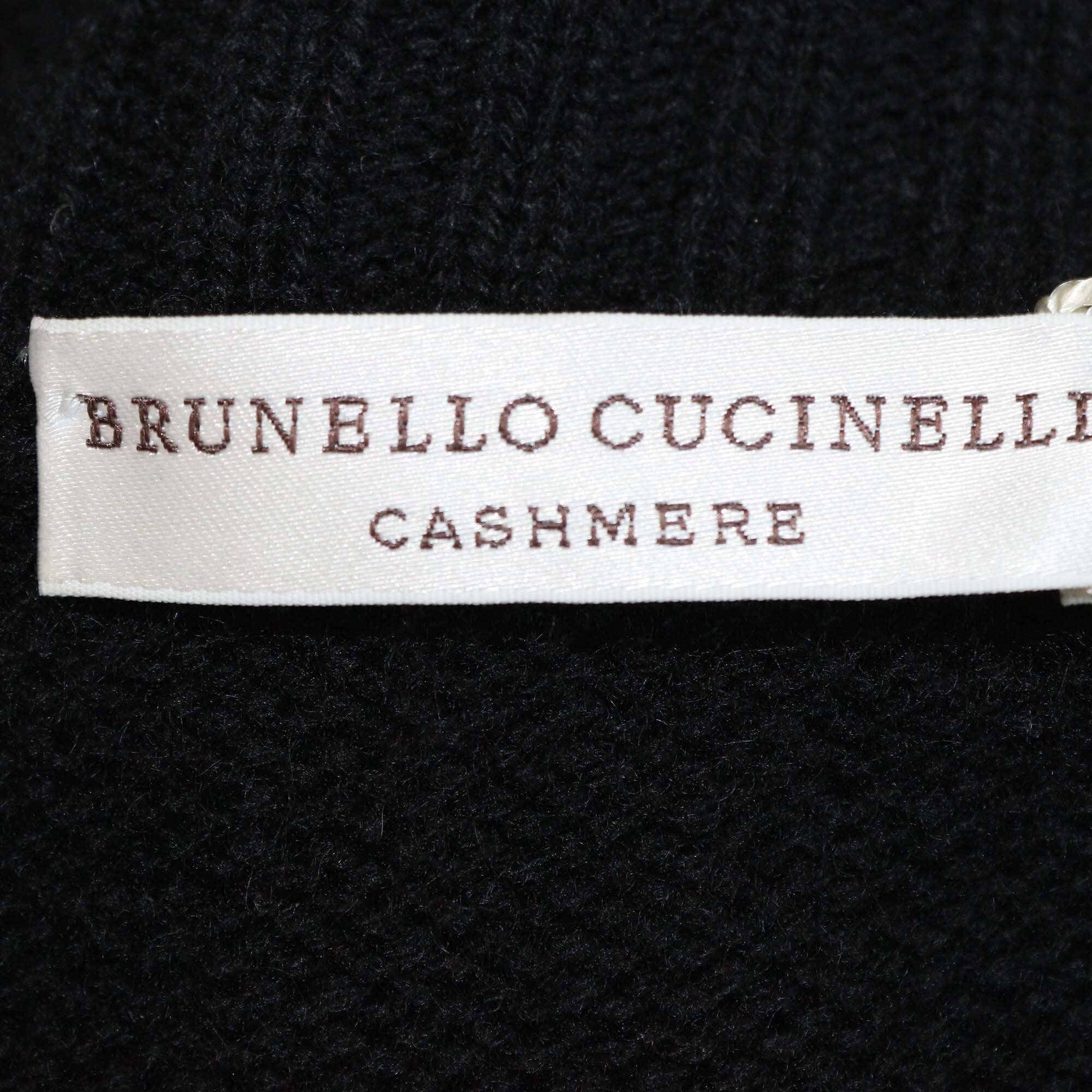 Brunello Cucinelli Black Cashmere Turtleneck Cape Sweater Womens Brunello Cucinelli 