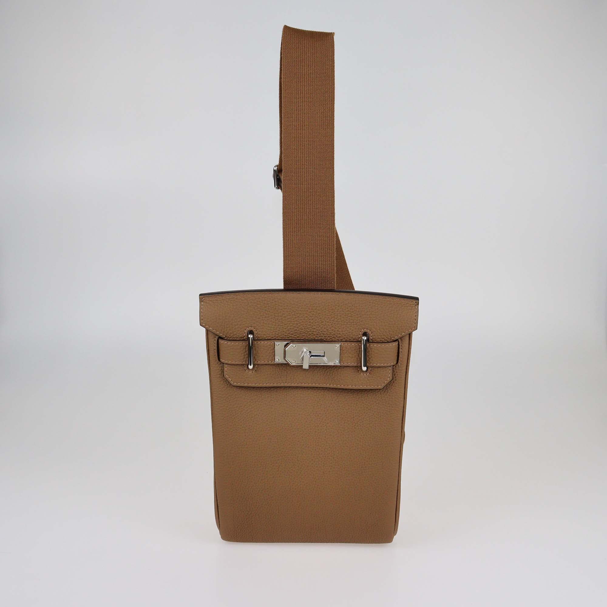 Hermes Alezan Togo Leather Hac a Dos PM Backpack