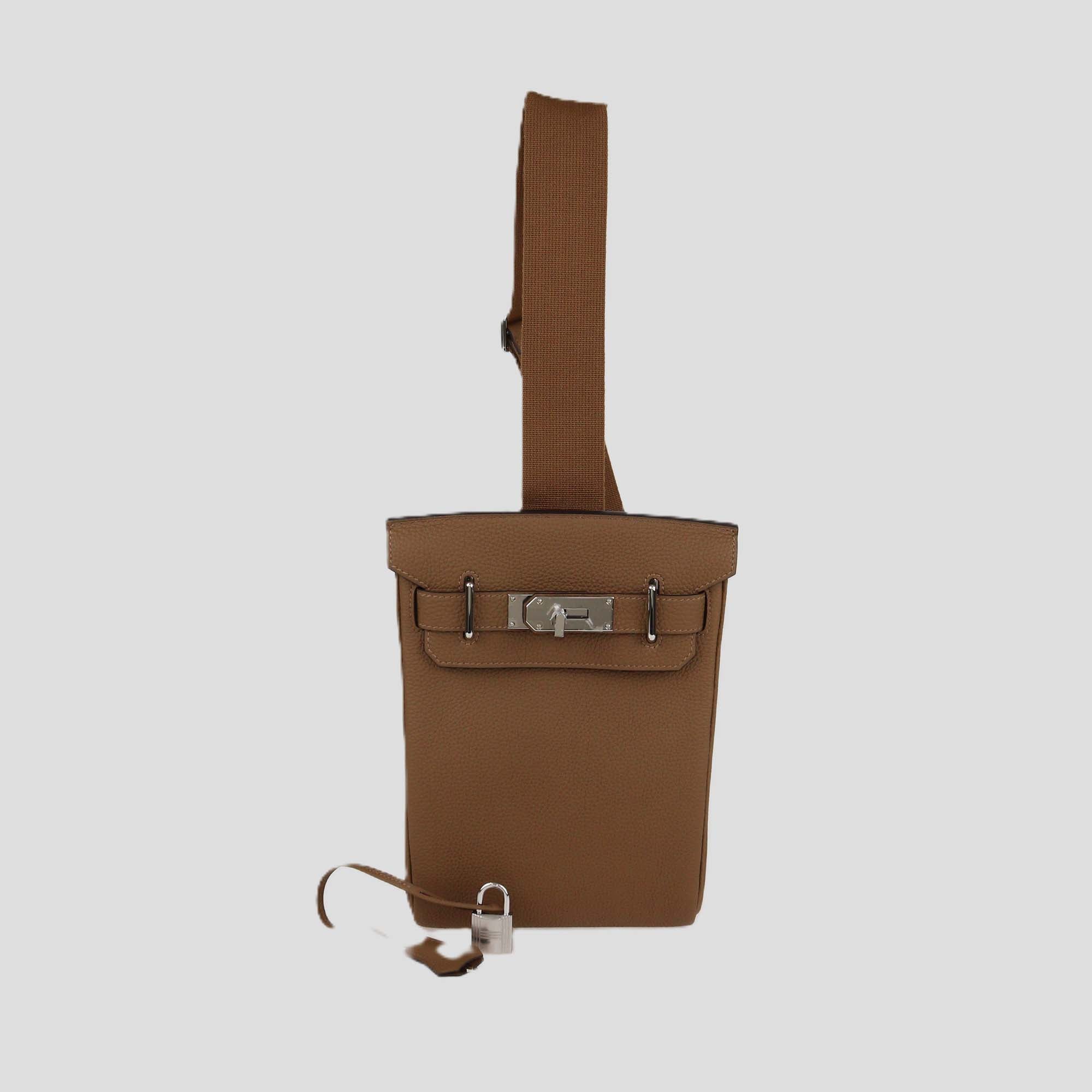 Hermes Alezan Togo Leather Hac a Dos PM Backpack