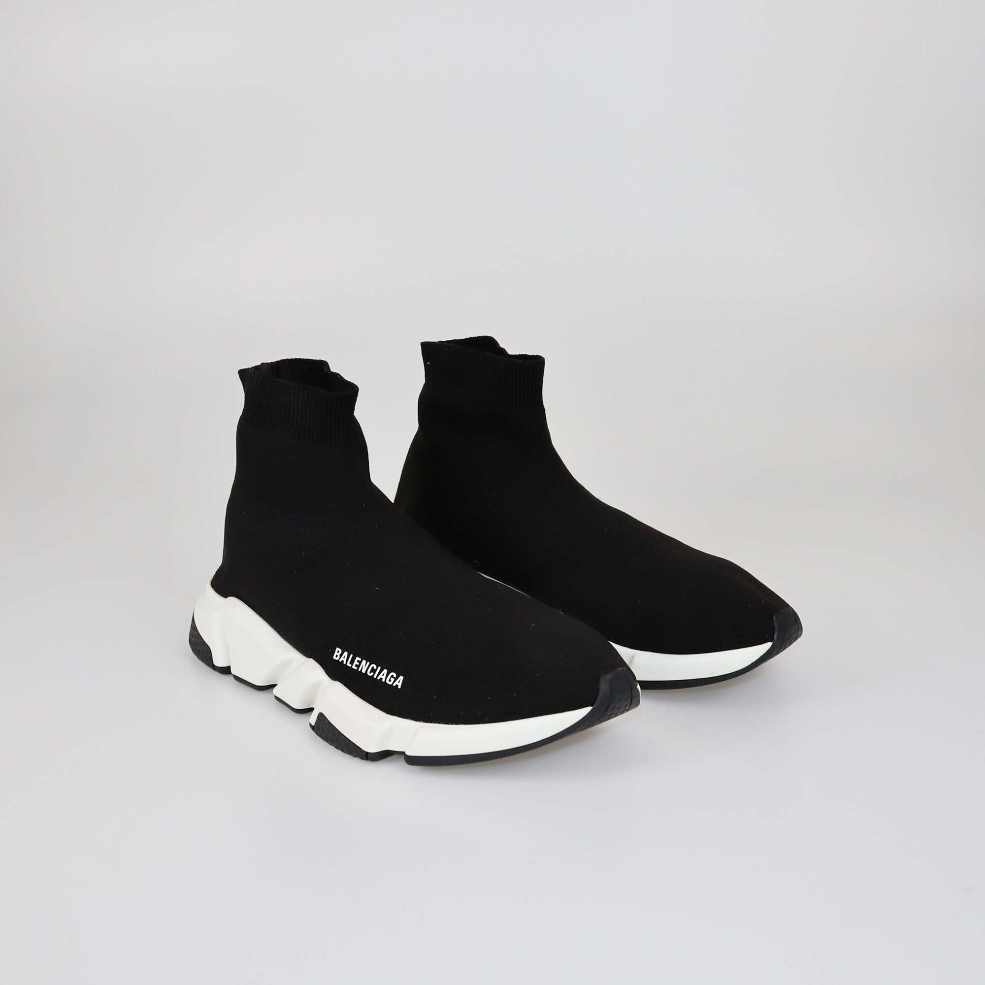 Balenciaga Black Speed Trainer Sneakers Mens Balenciaga 