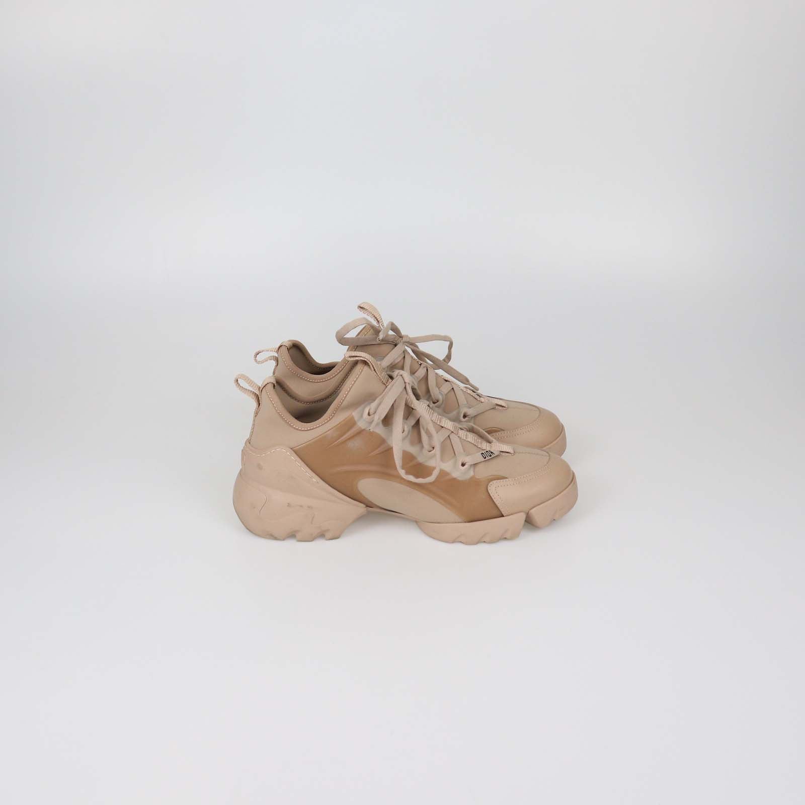 Christian Dior Nude Technical Fabric D-Connect Sneakers