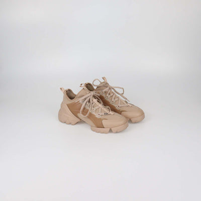 Christian Dior Nude Technical Fabric D-Connect Sneakers