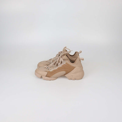 Christian Dior Nude Technical Fabric D-Connect Sneakers