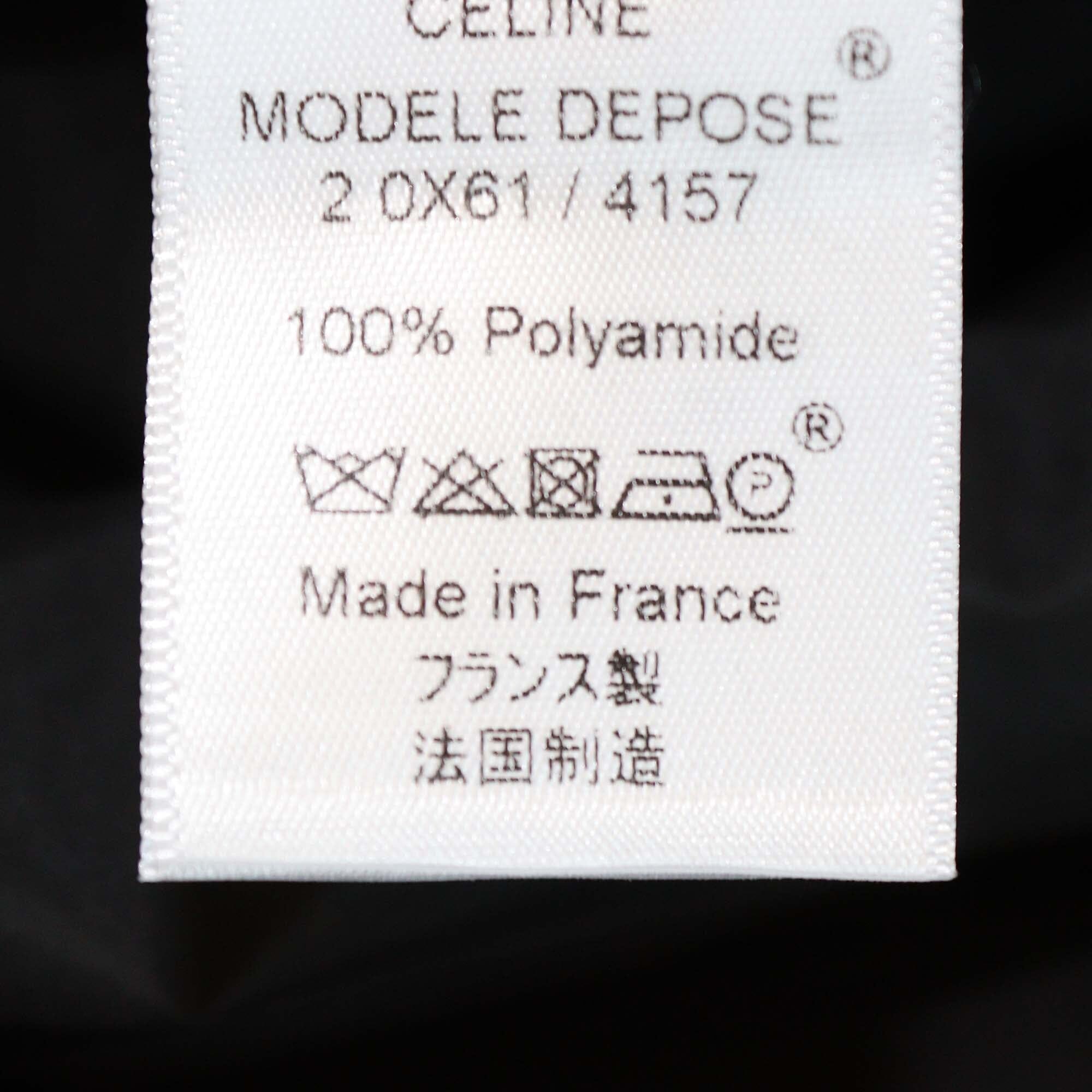 Celine Black Adjustable Neck Sleeveless Vest Womens Celine 