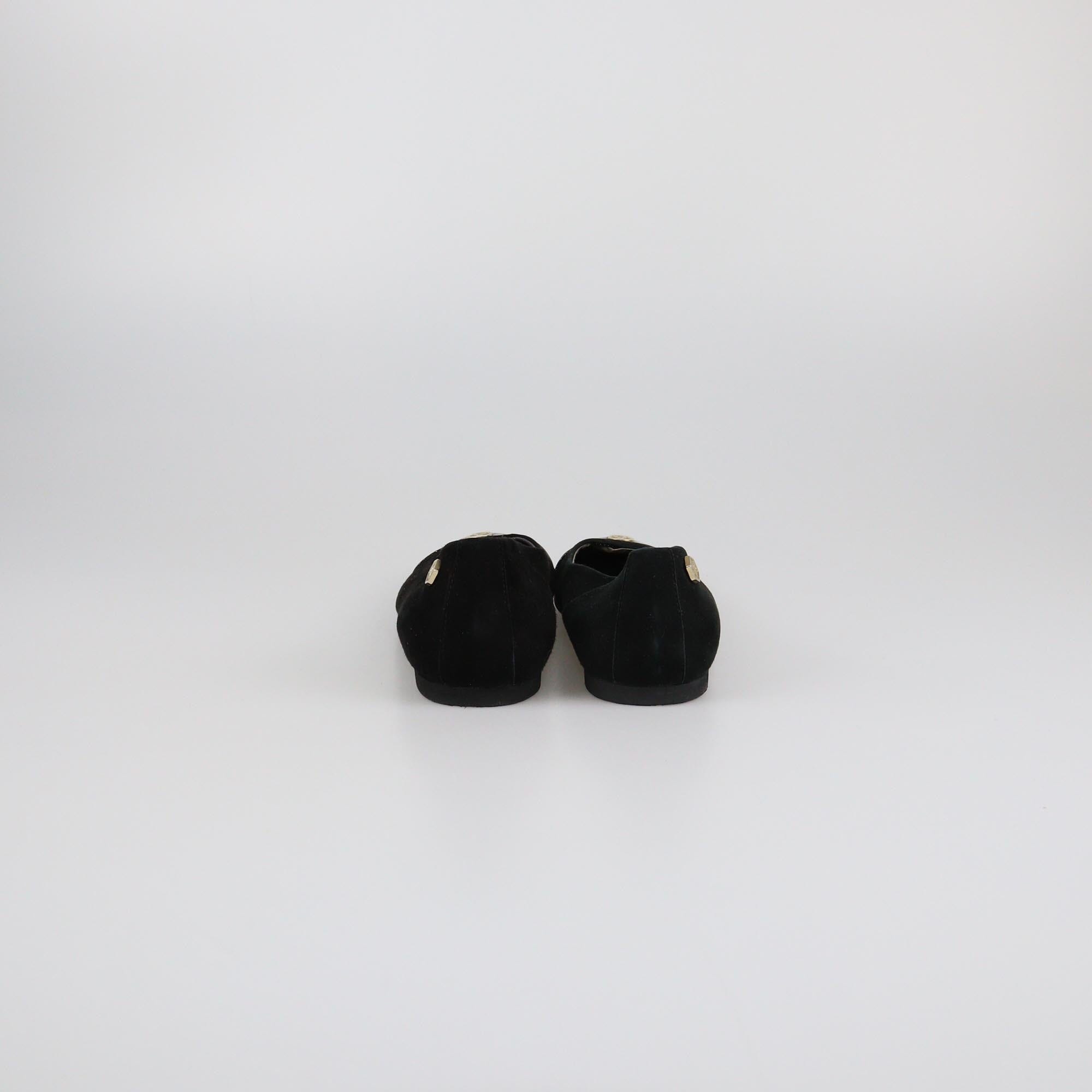 Philipp Plein Petite Black Ballerina Flats Womens Philipp Plein 