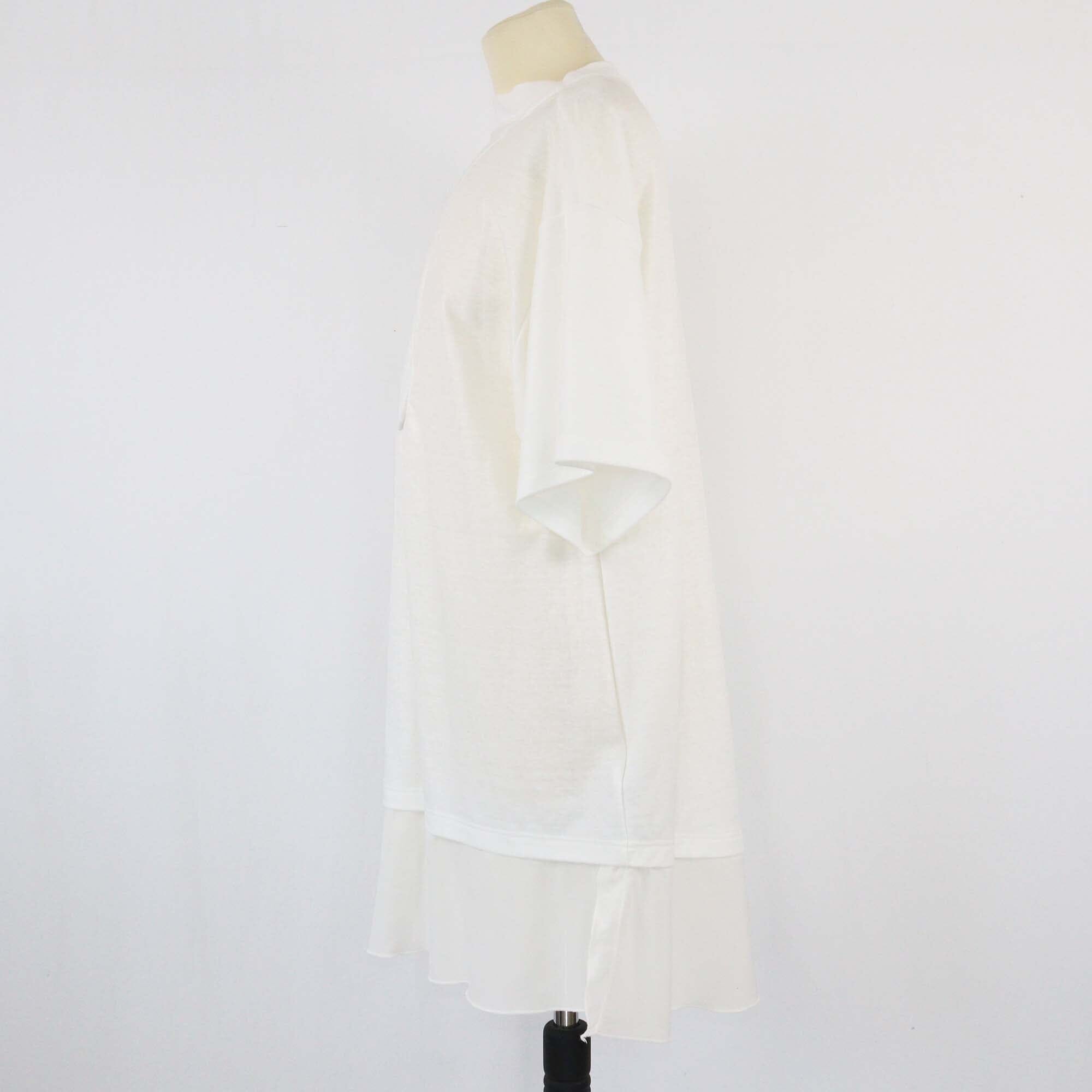 Victoria Beckham White Frame Cut-Out T-Shirt Dress Womens Victoria Beckham 