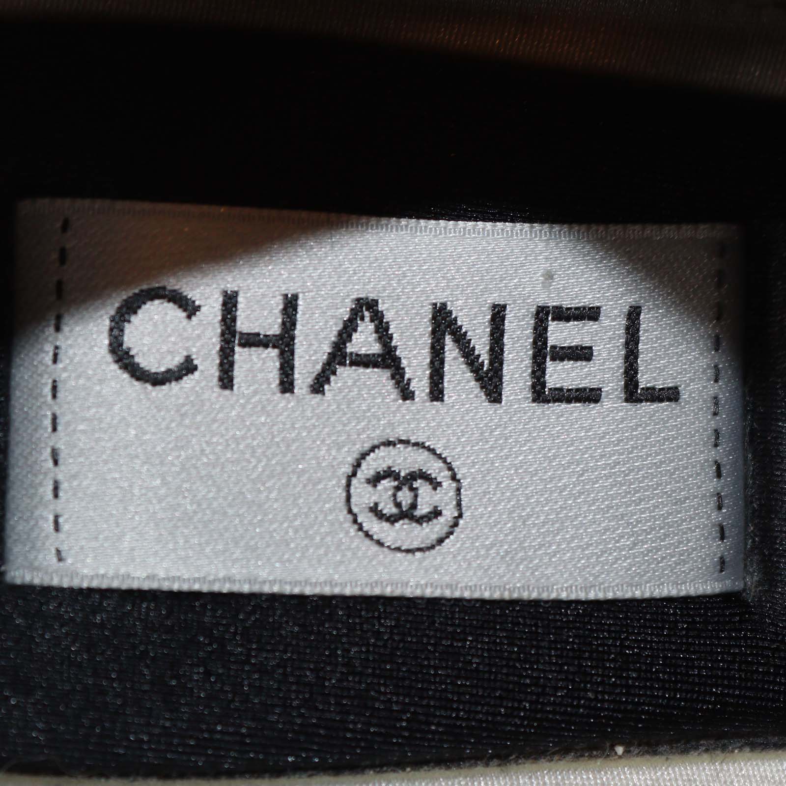 Chanel Multicolor Quilted Suede and Fabric CC Low Top Sneakers