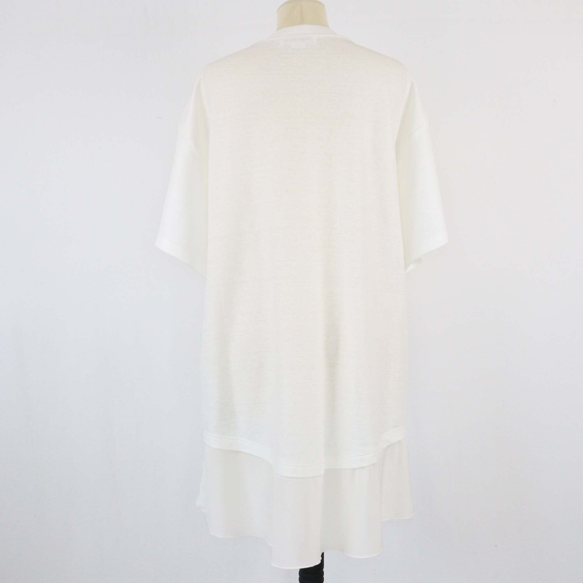 Victoria Beckham White Frame Cut-Out T-Shirt Dress Womens Victoria Beckham 