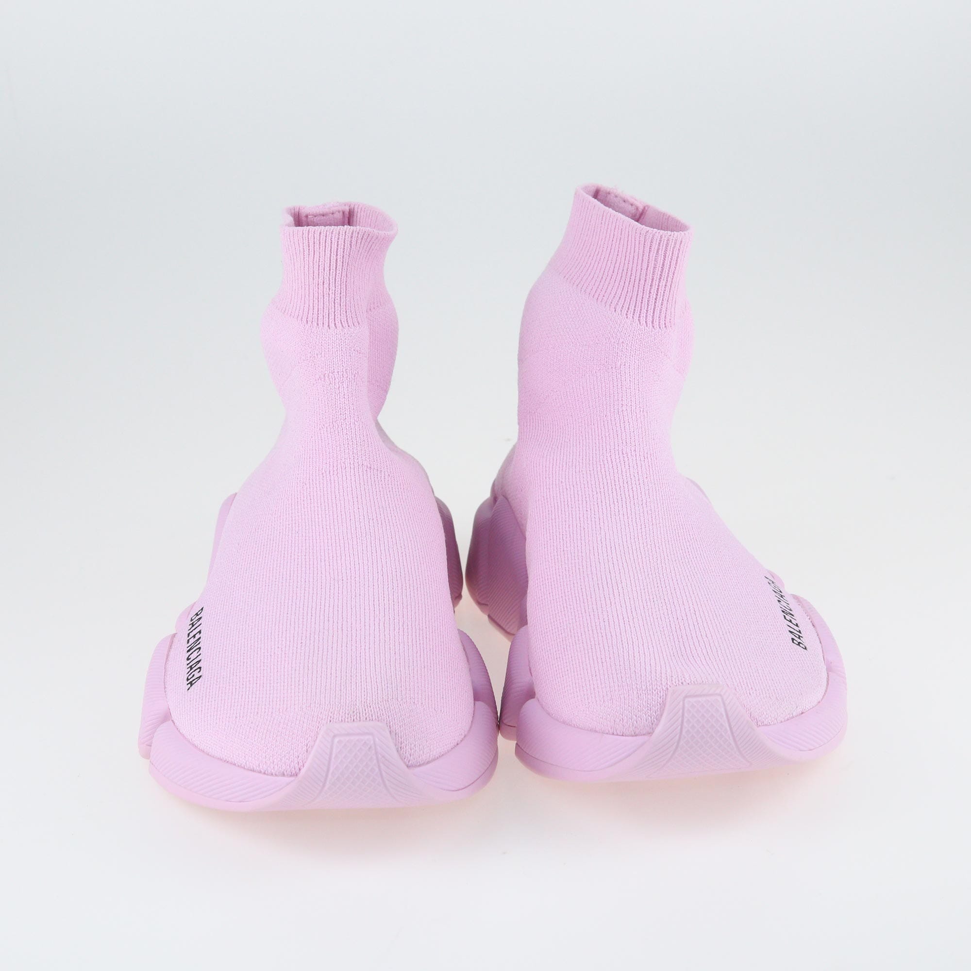 Balenciaga Pink Speed Trainer 2.0 Sock Sneakers