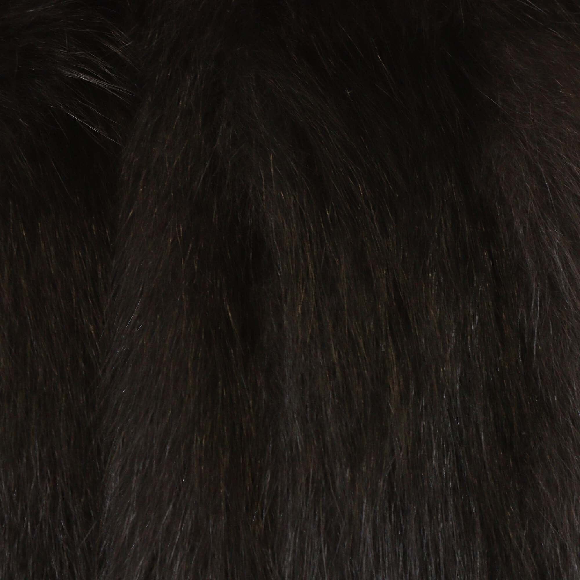 J. Mendel Black/Silver Paillettes & Fox Fur Vest Womens J. Mendel 