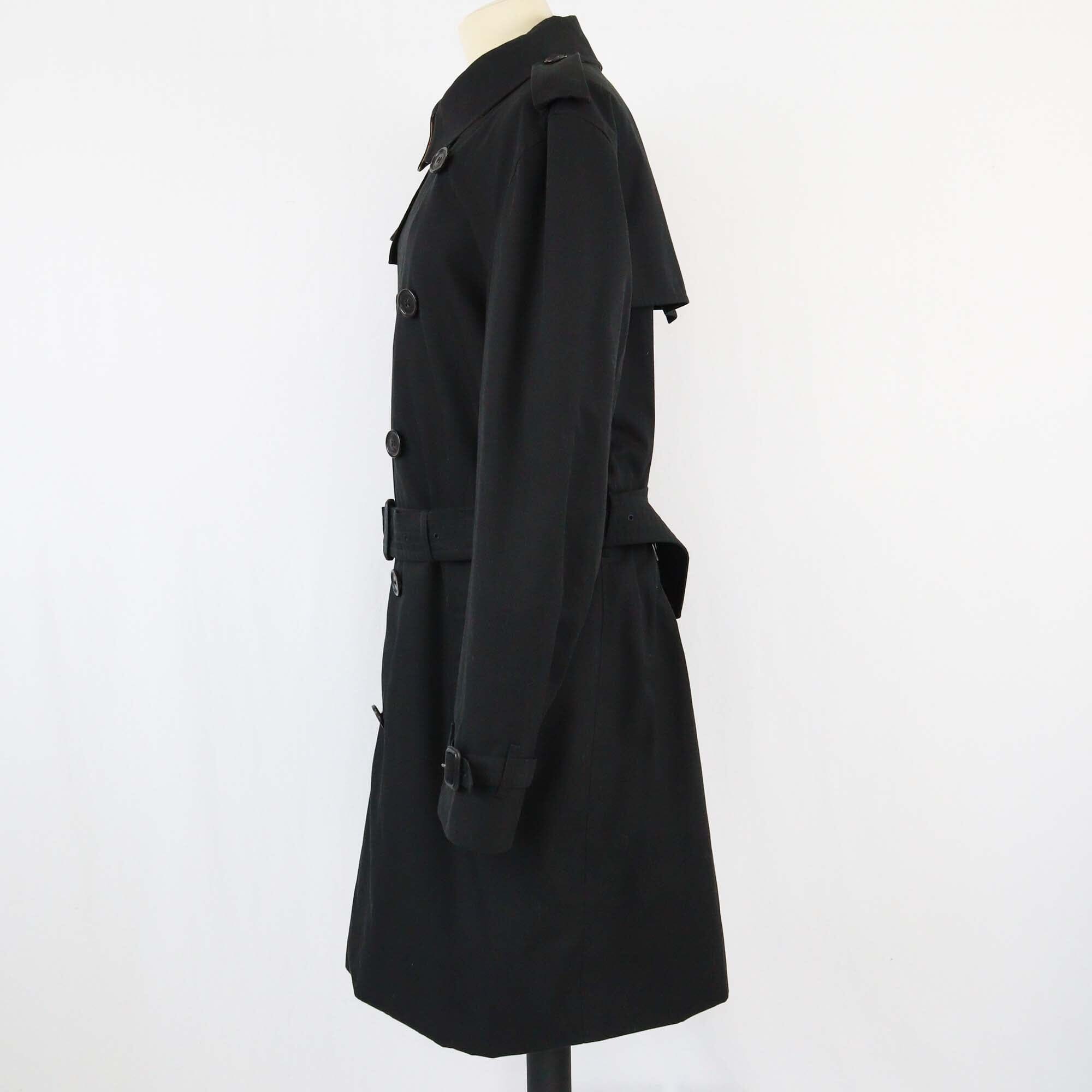 Burberry Black Kensington Heritage Long Trench Coat Mens Burberry 