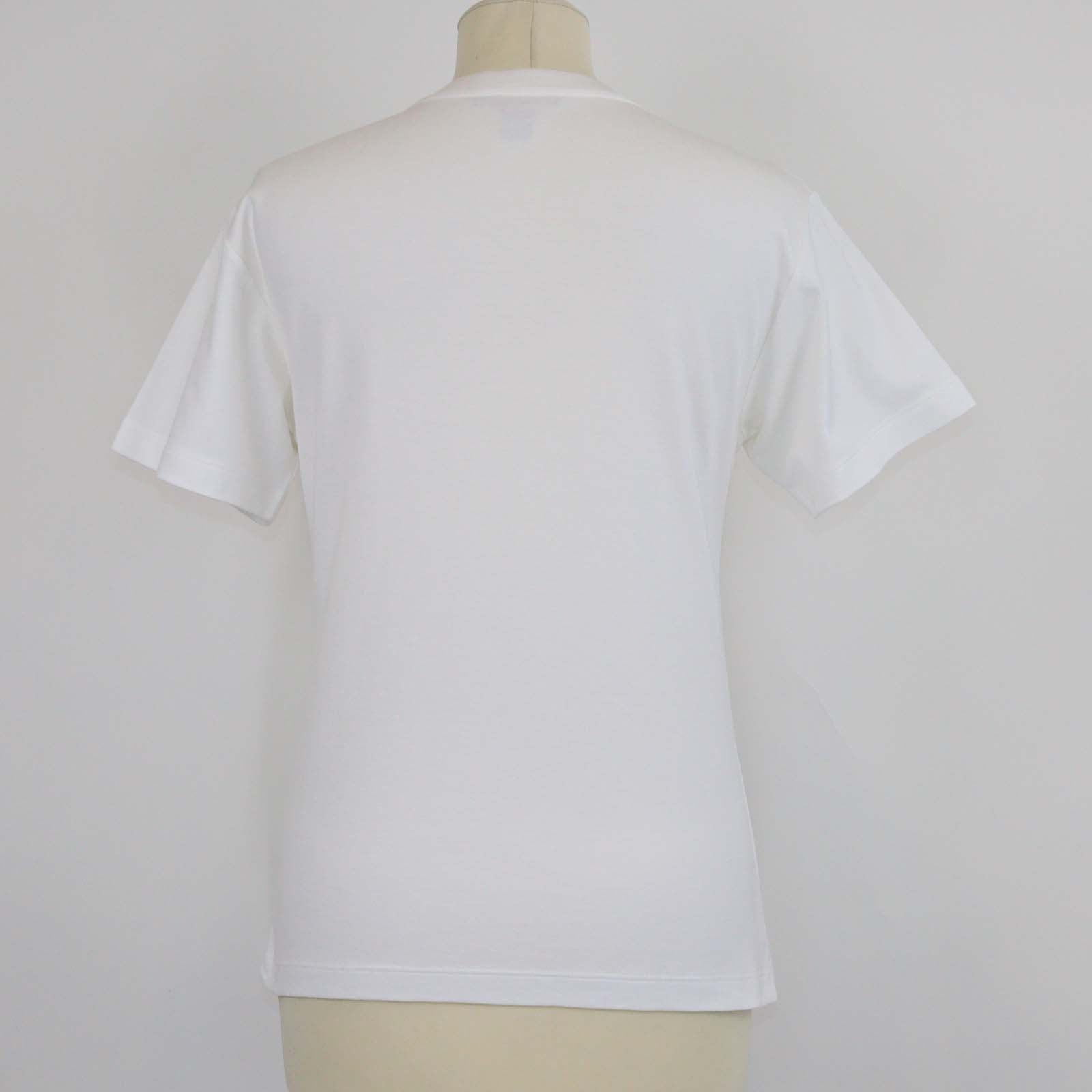 Louis Vuitton White Cotton Chain Detail T-Shirt