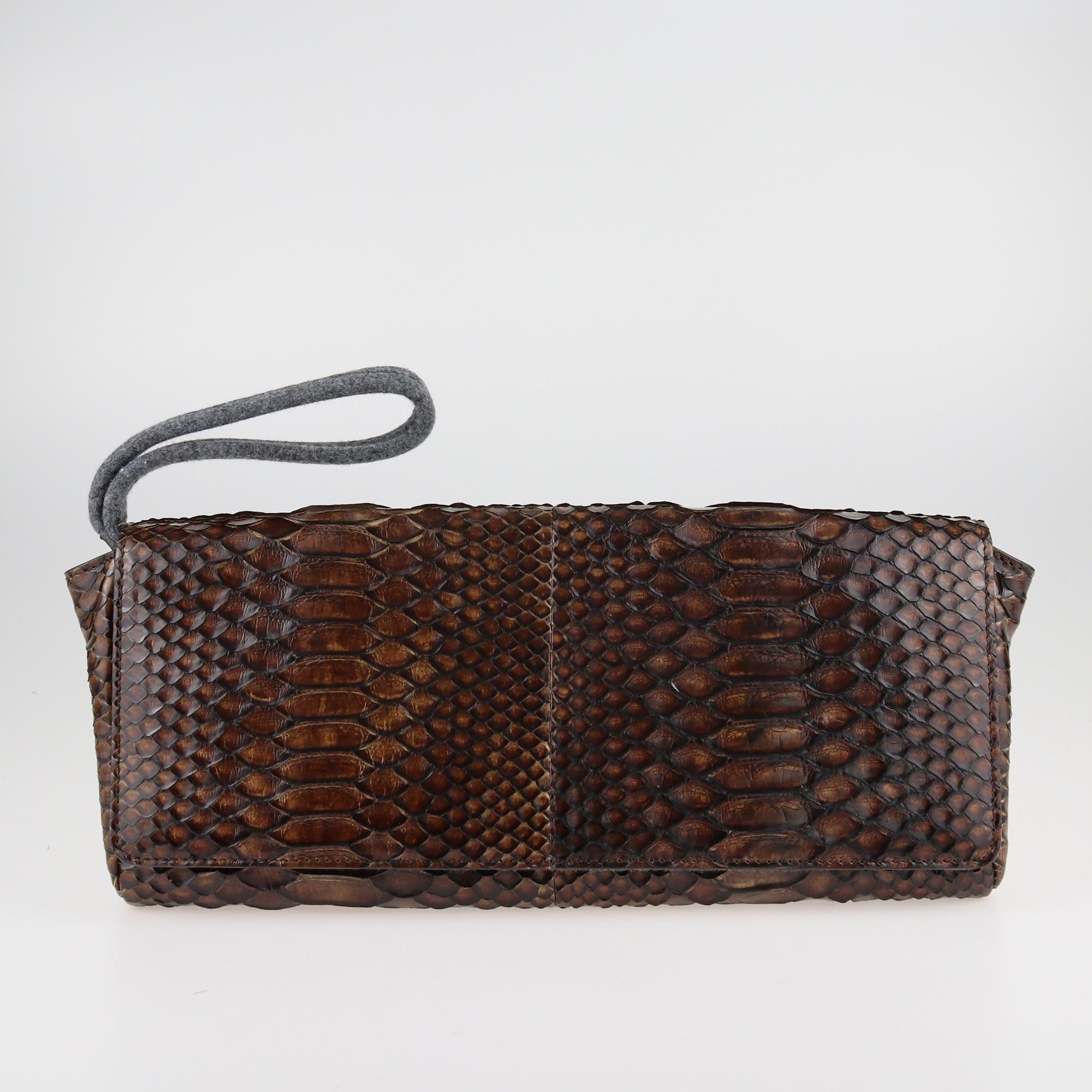 Brunello Cucinelli Brown Clutch Bag Bags Brunello Cucinelli 