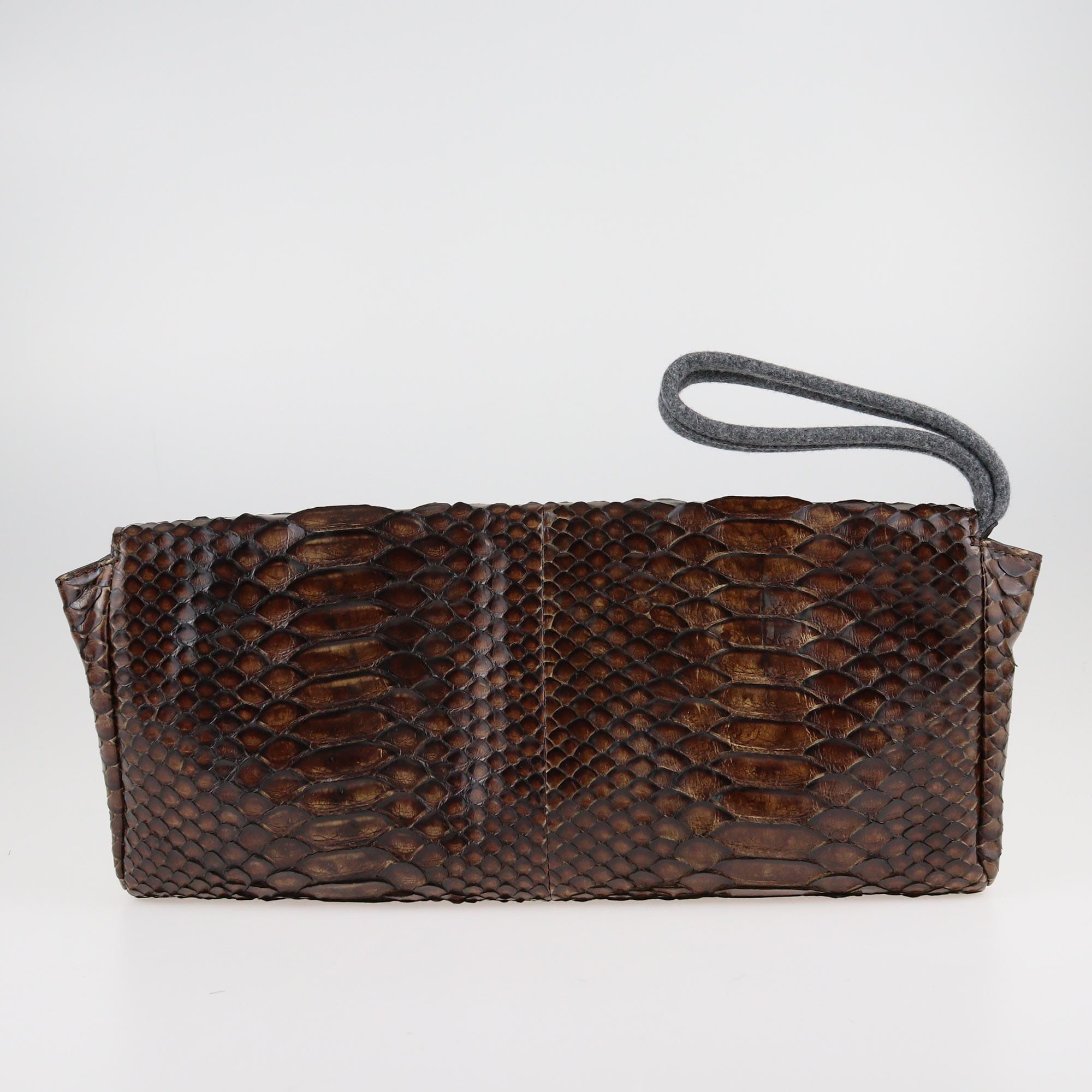 Brunello Cucinelli Brown Clutch Bag Bags Brunello Cucinelli 