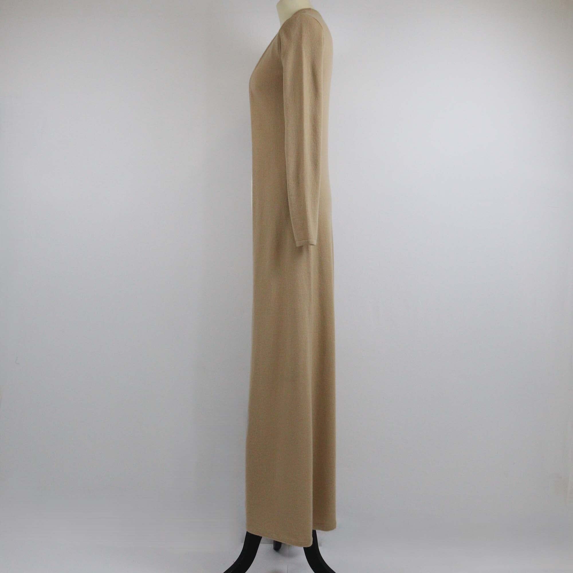 Ralph Lauren Light Camel Long Sleeve Knit Long Cardigan Womens Ralph Lauren 