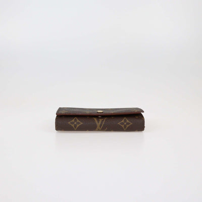 Louis Vuitton Monogram Canvas Porte-Monnaie Tresor Wallet Womens Louis Vuitton 