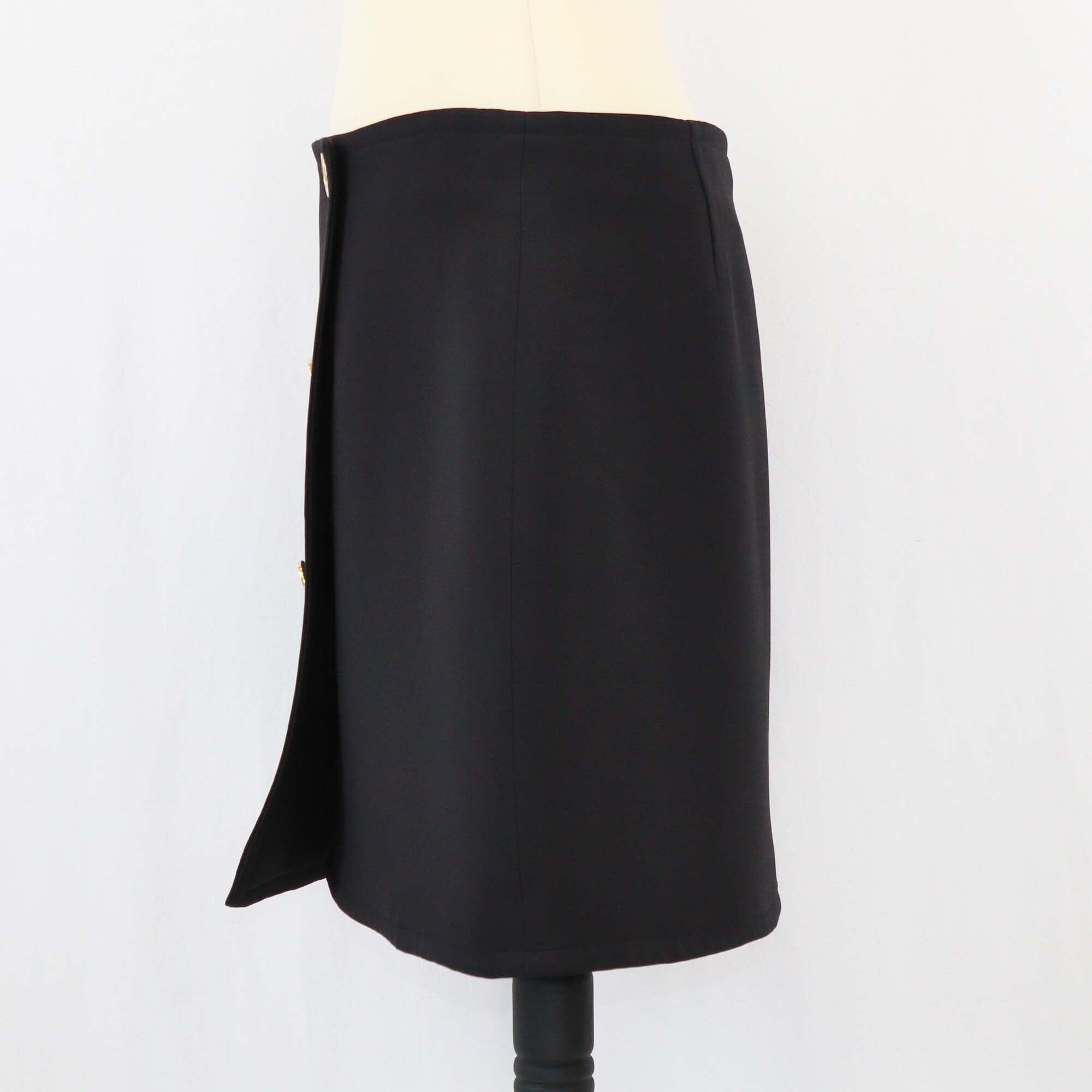 Louis Vuitton Black Mini Skirt Womens Louis Vuitton 