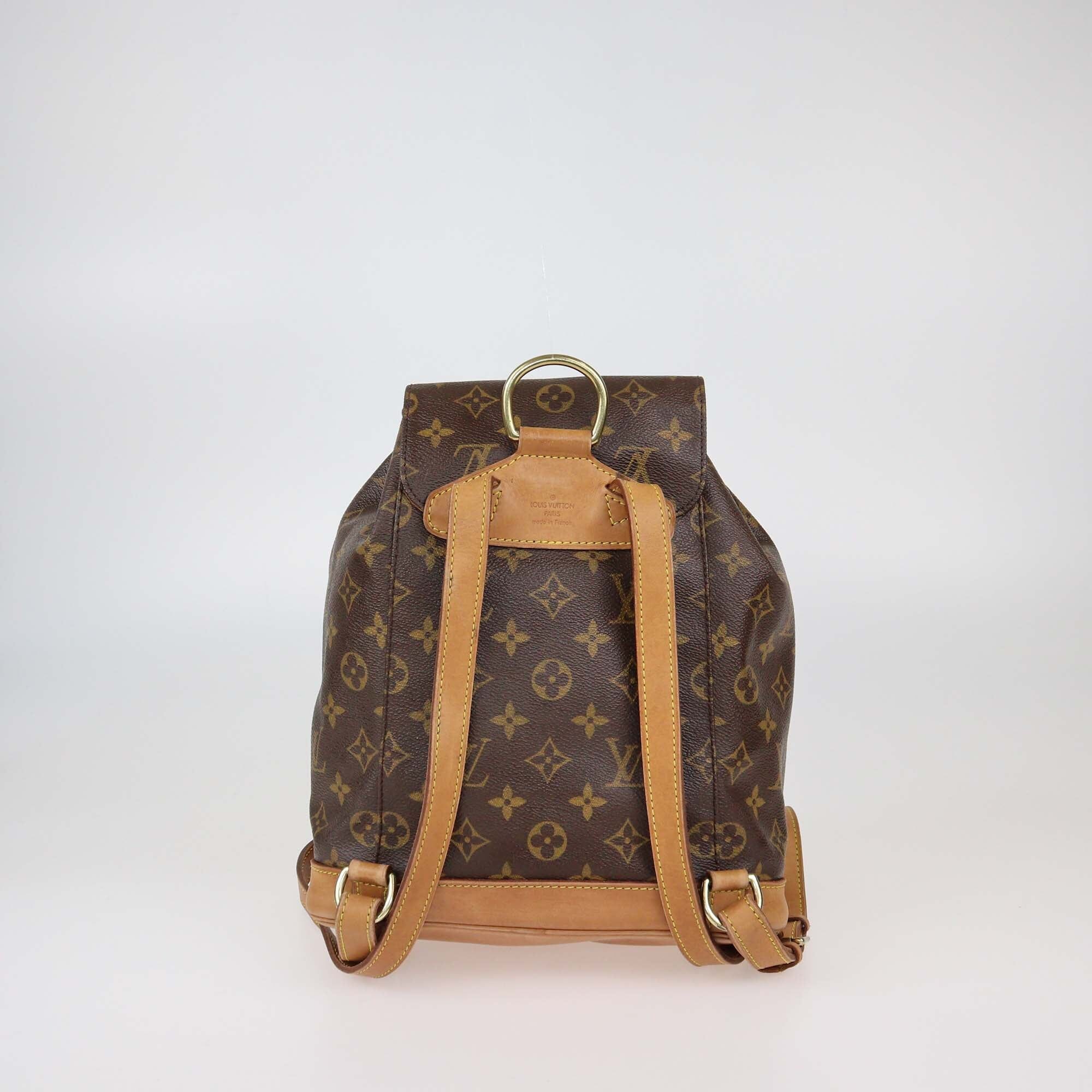 Louis Vuitton Monogram Mini Montsouris Canvas Backpack Womens Louis Vuitton 