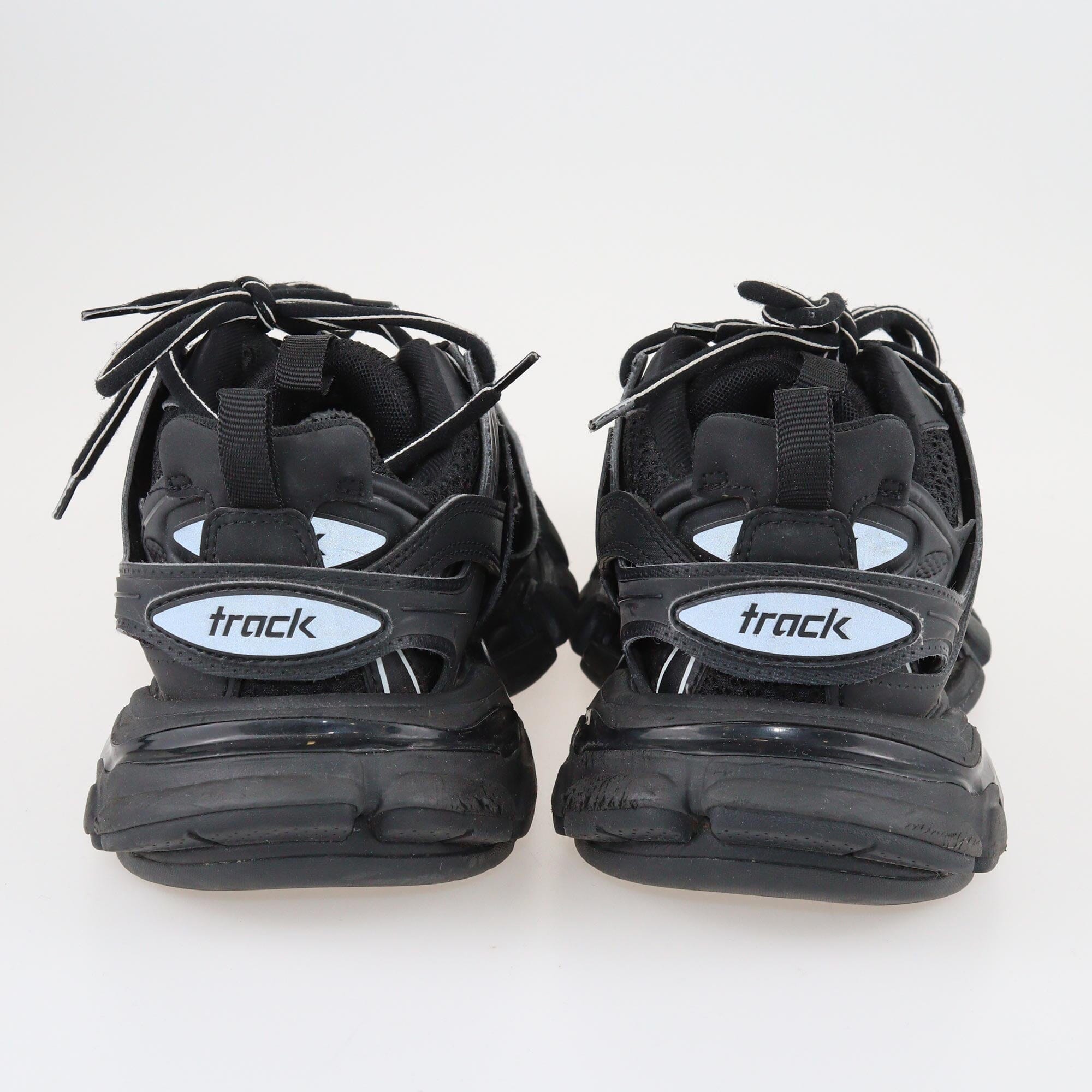 Balenciaga Black Synthetic Track Low Top Sneakers Shoes Balenciaga 