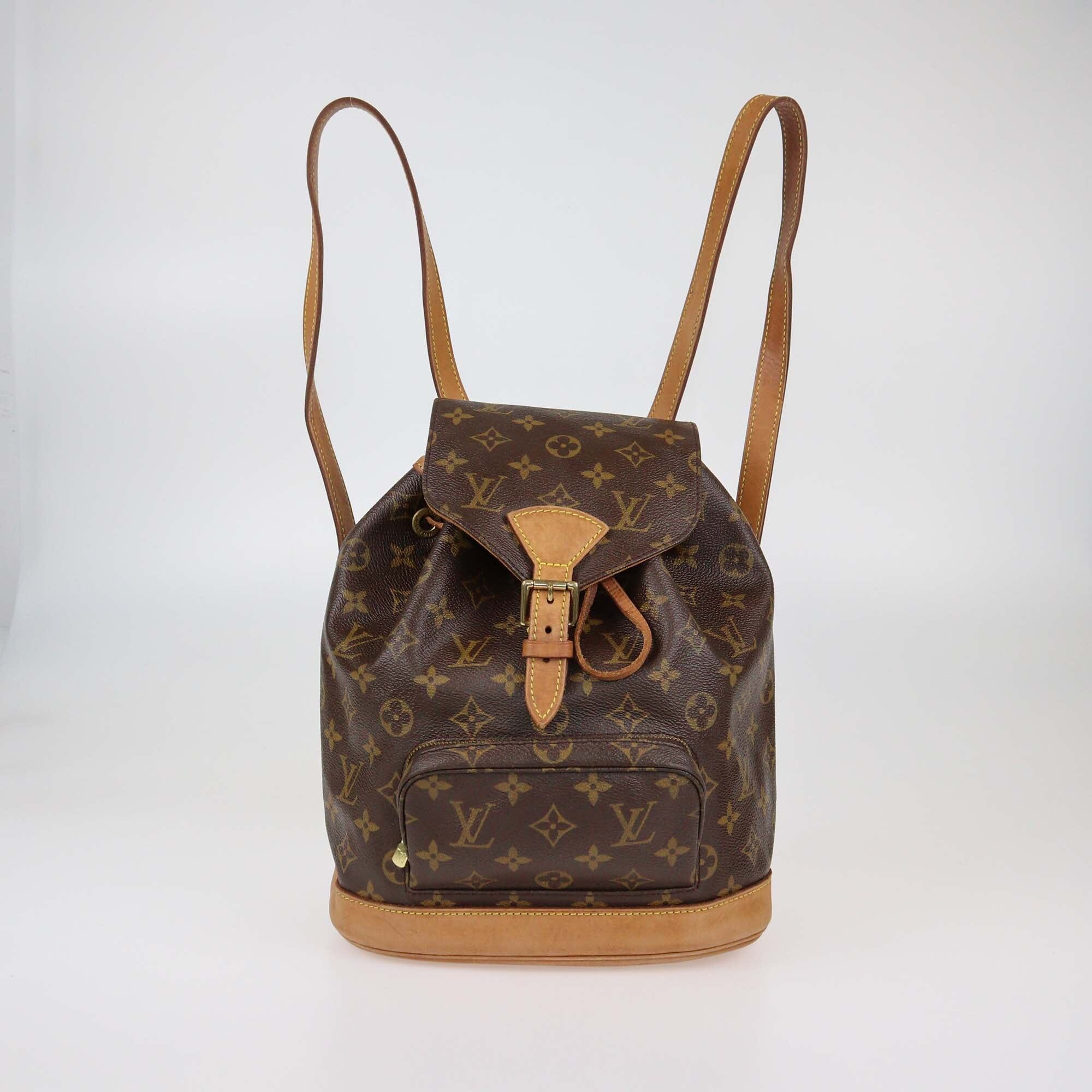 Louis Vuitton Monogram Mini Montsouris Canvas Backpack Womens Louis Vuitton 