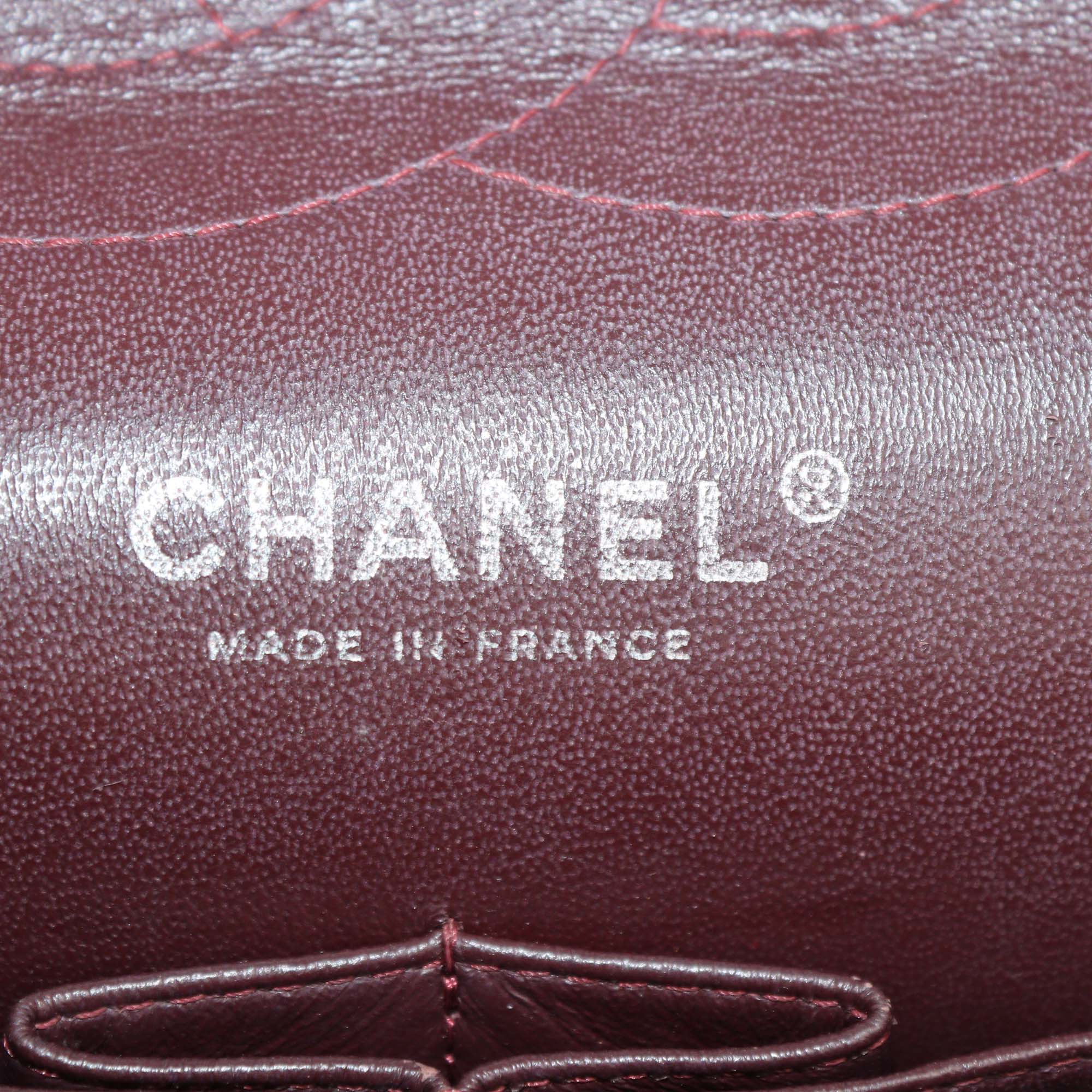 Chanel Black Quilted Caviar Leather Jumbo Classic Double Flap Bag