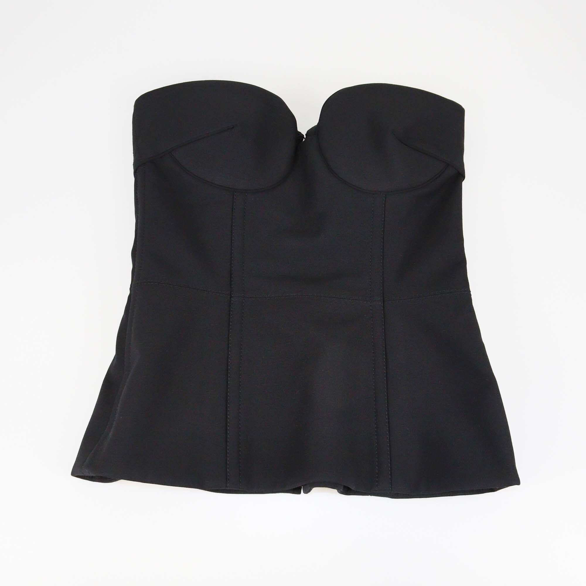 Valentino Black Crop Top Womens Valentino 