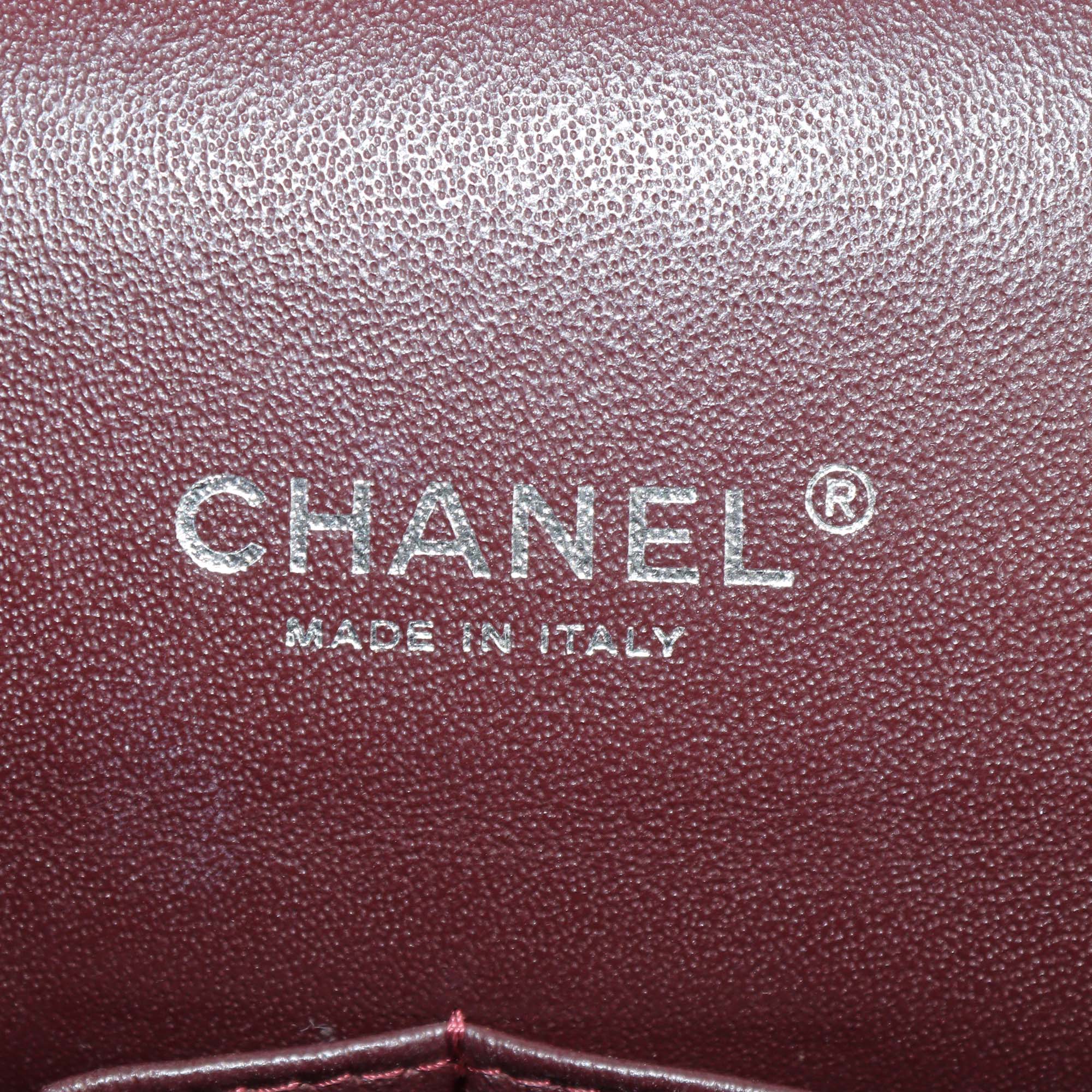 Chanel Black Quilted Caviar Leather Maxi Classic Double Flap Bag