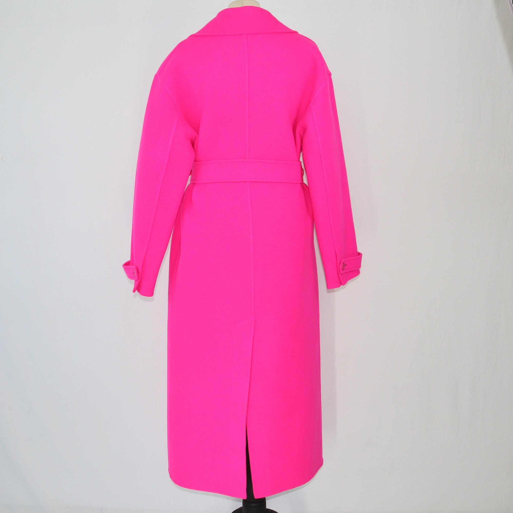 Jacquemus Neon Pink Oversized Trench Coat Clothing Jacquemus 