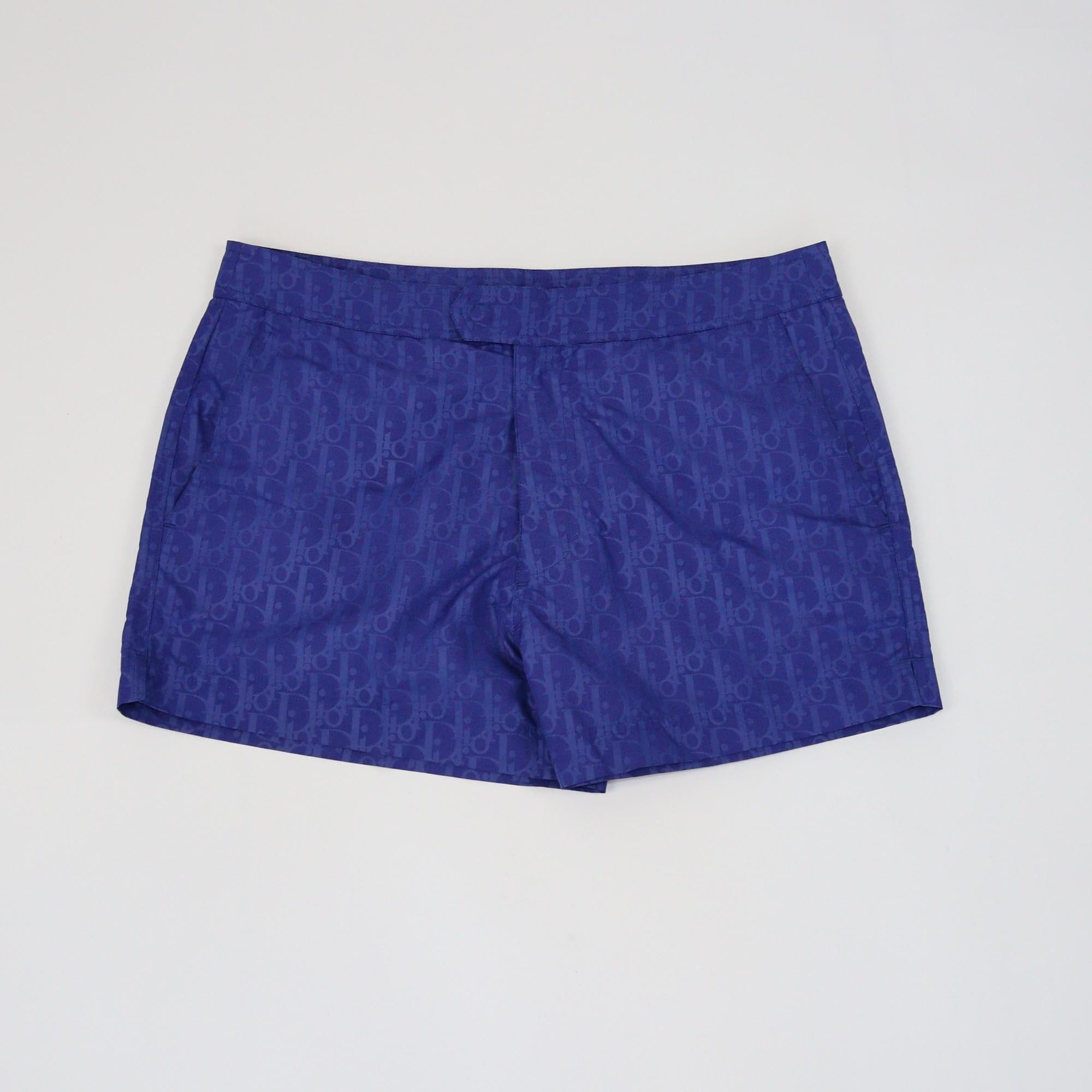 Dior Homme Blue Oblique Swim Short Mens Dior Homme 
