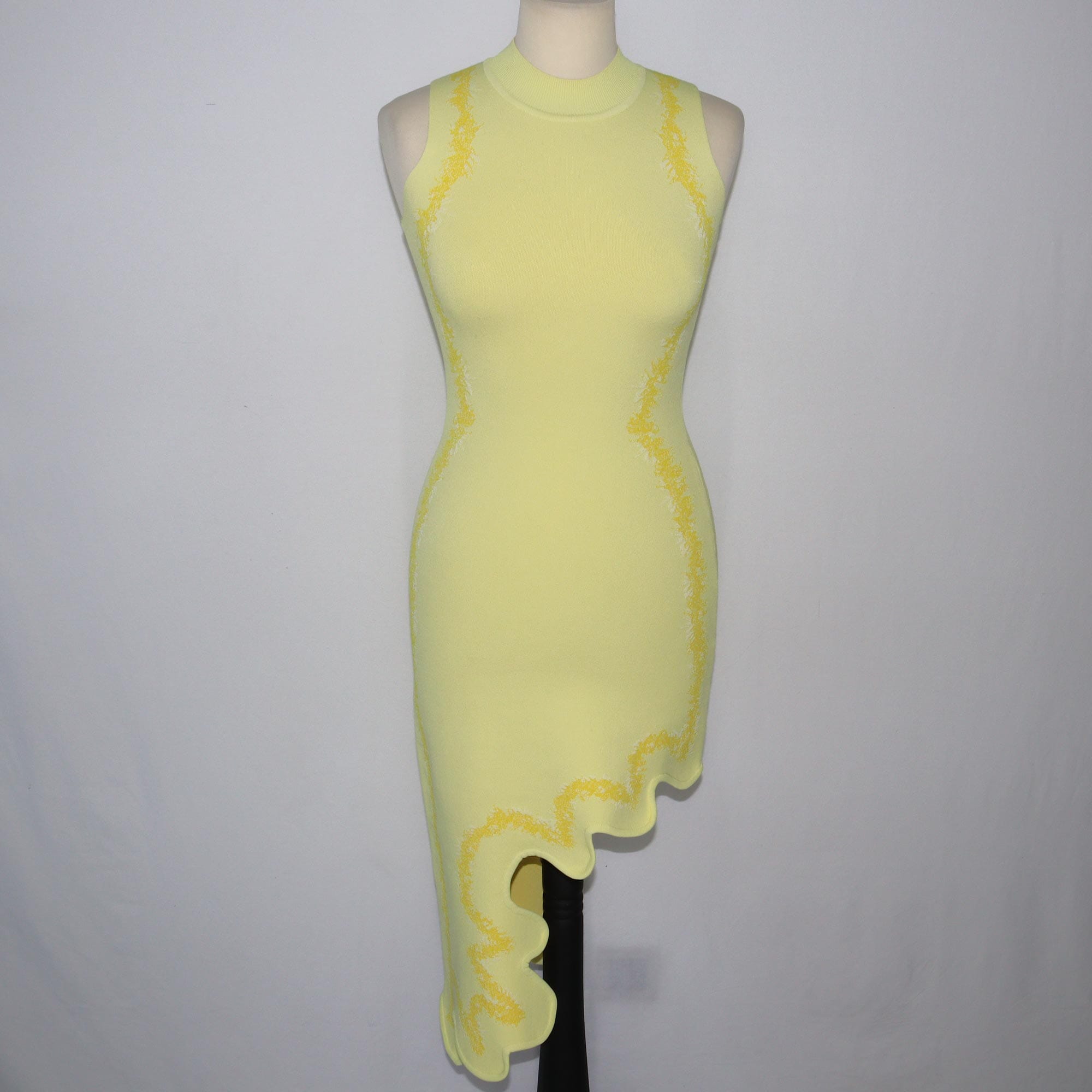 PH5 Yellow Signature Wavy Plaid Dress Clothing PH5 