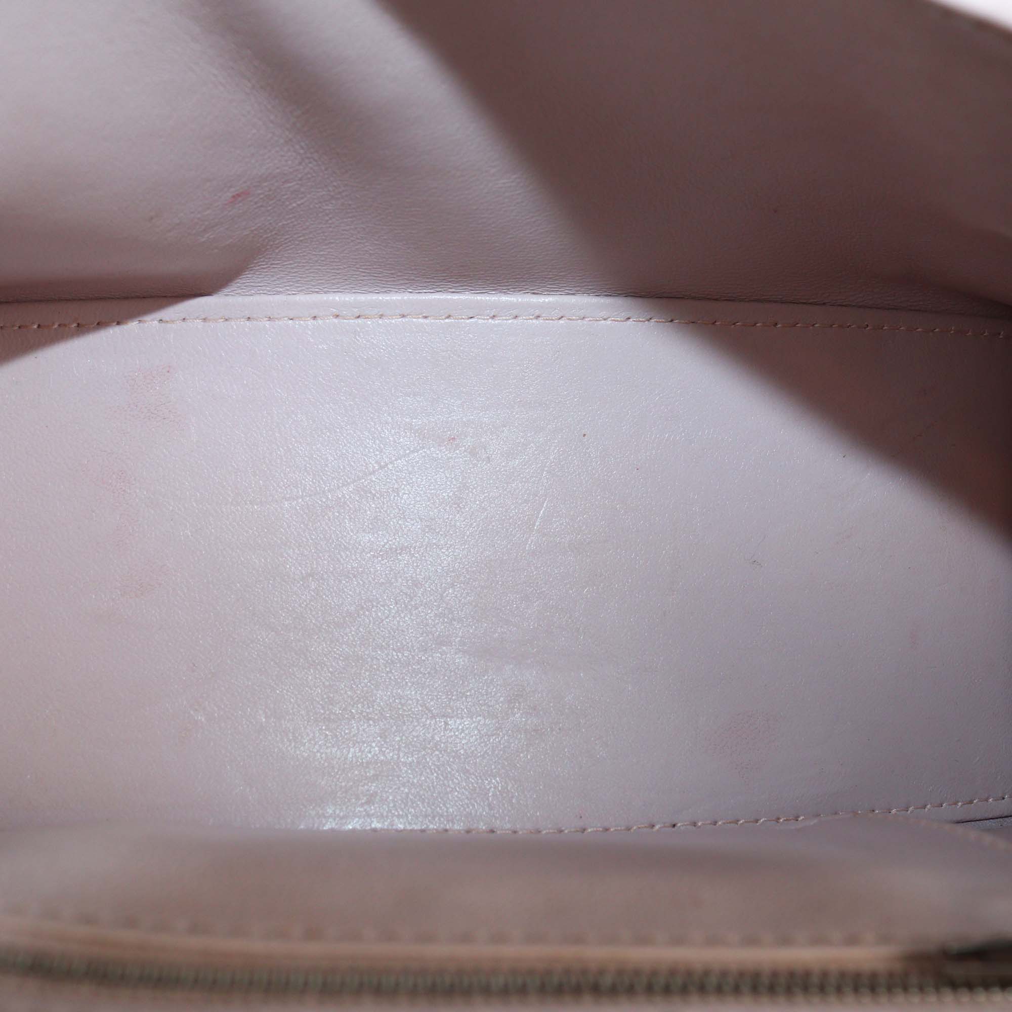 Balenciaga Pink Leather Small Hourglass Top Handle Bag