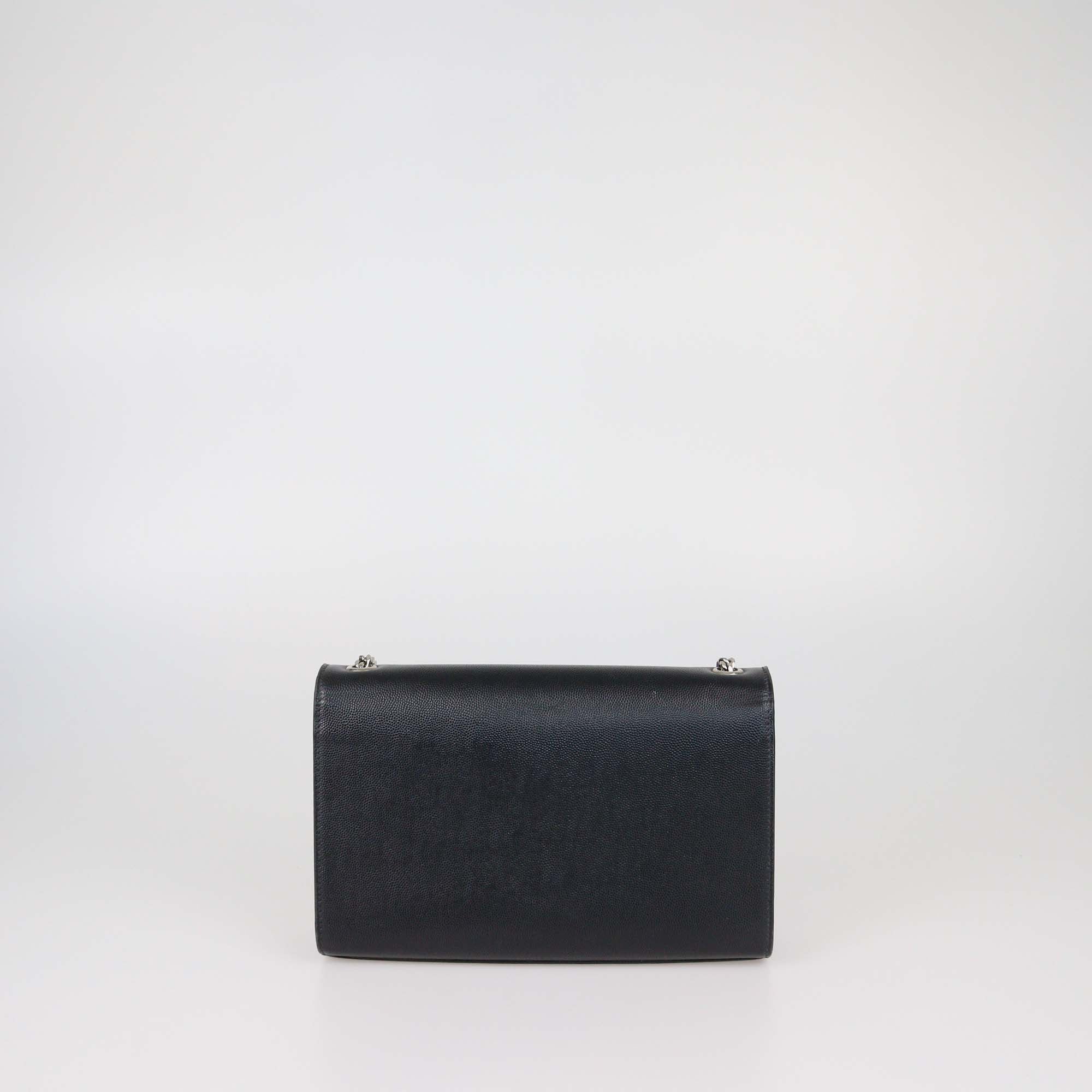 Saint Laurent Black Leather Medium Kate Shoulder Bag