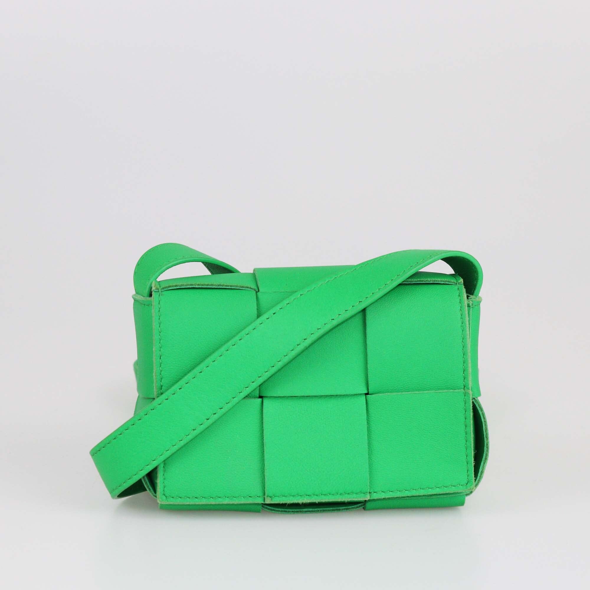 Bottega Veneta Green Candy Cassette Shoulder Bag Womens Bottega Veneta 