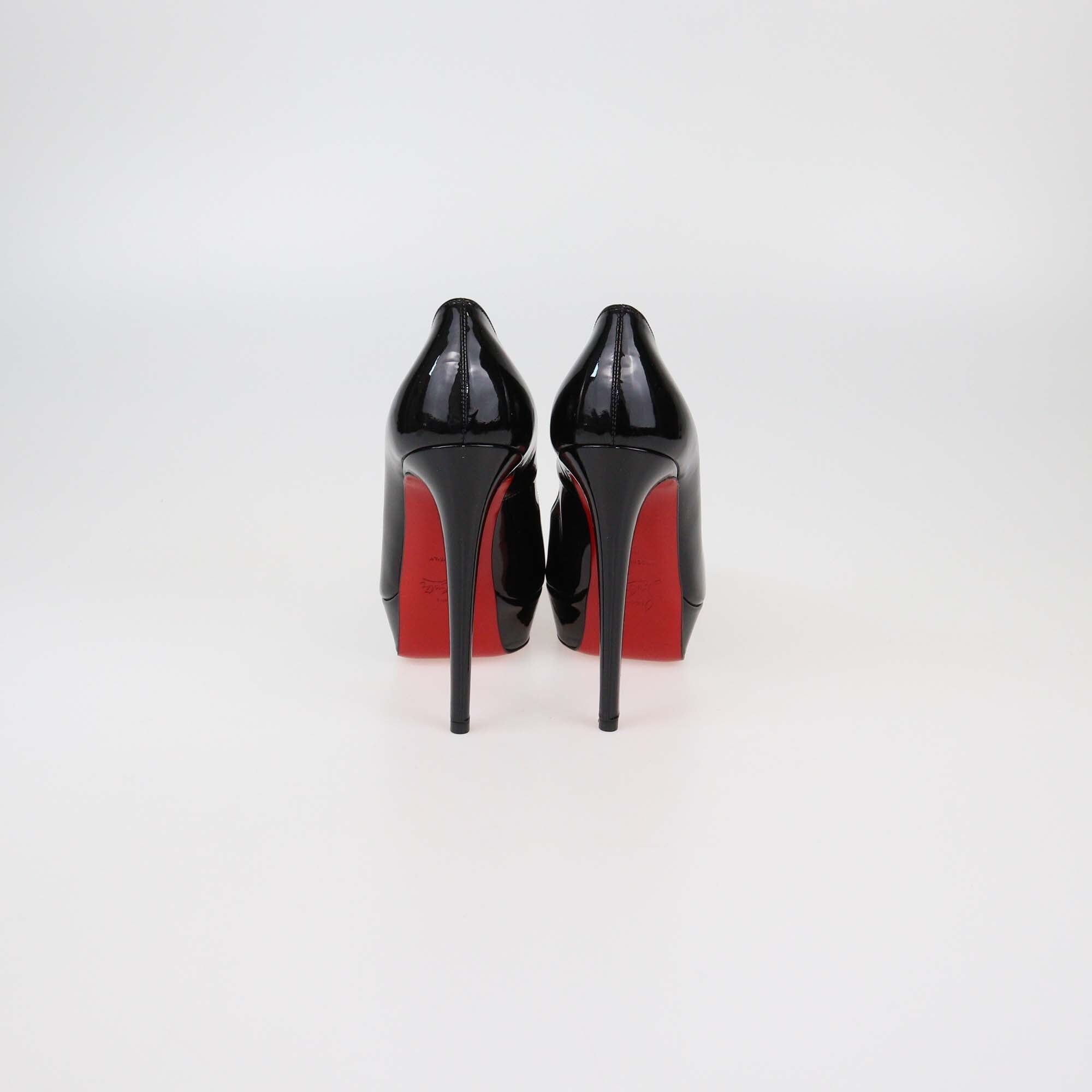 Christian Louboutin Black Patent Leather Bianca Pumps Womens Christian Louboutin 