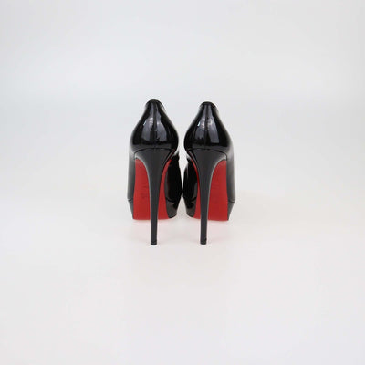 Christian Louboutin Black Patent Leather Bianca Pumps Womens Christian Louboutin 