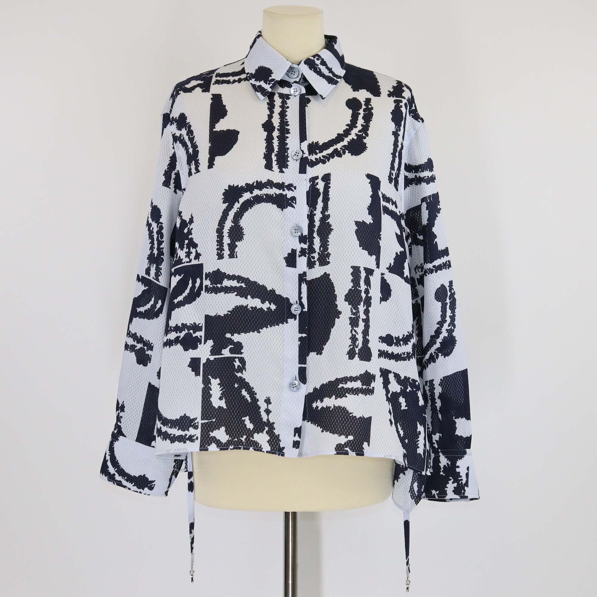 Hermes White Silk Astrologie Bandana Print Long Sleeve Sweatshirt Womens Hermes 